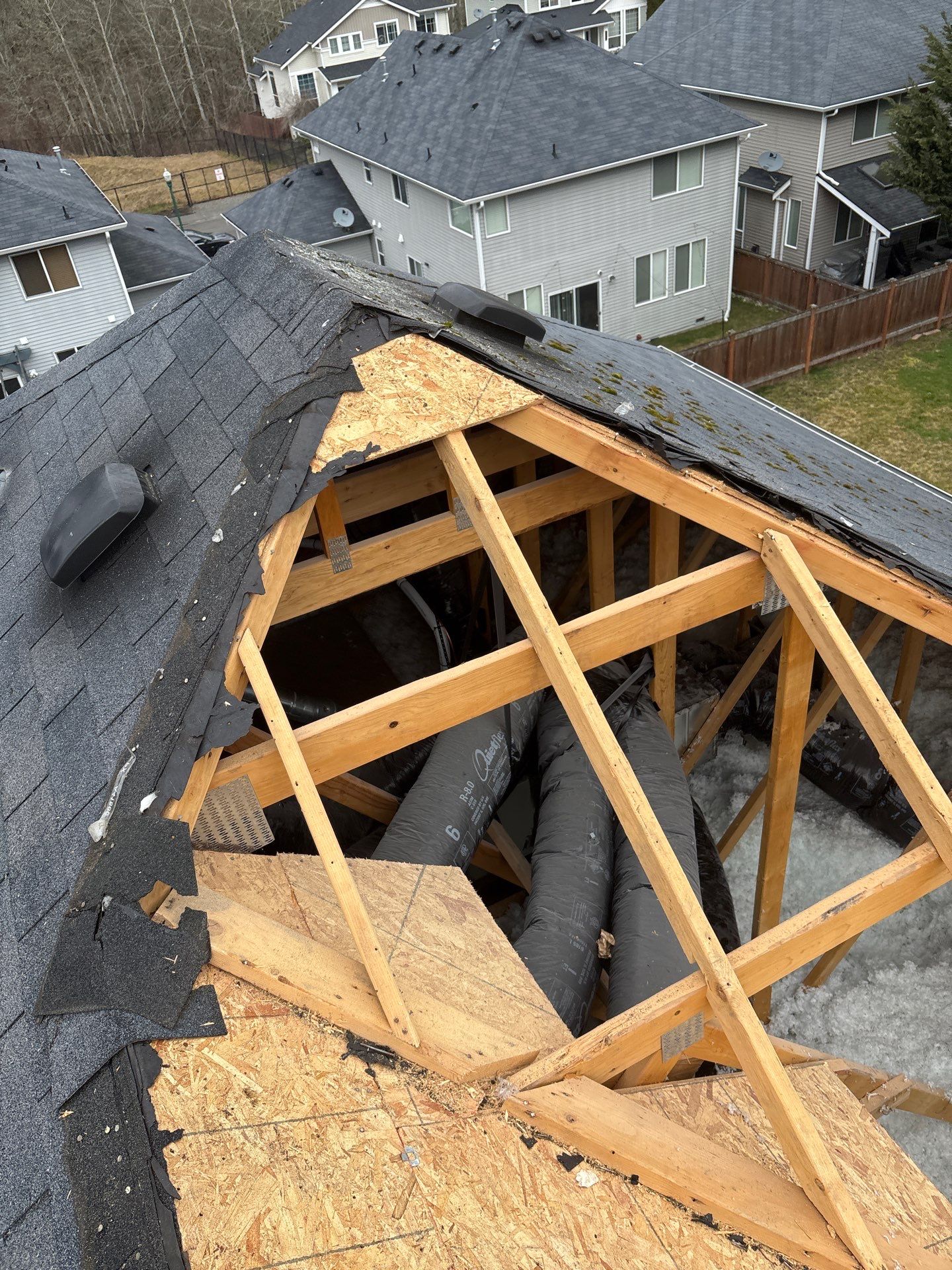 GAF Timberline HDZ, Charcoal  by Proline Roofing & Restoration LLC