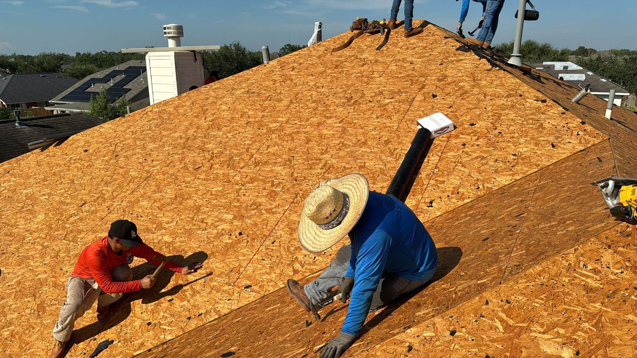 Residential Roofing Installation using Owen's Corning Duration (Lifetime) Shingles by Roof Repair Company