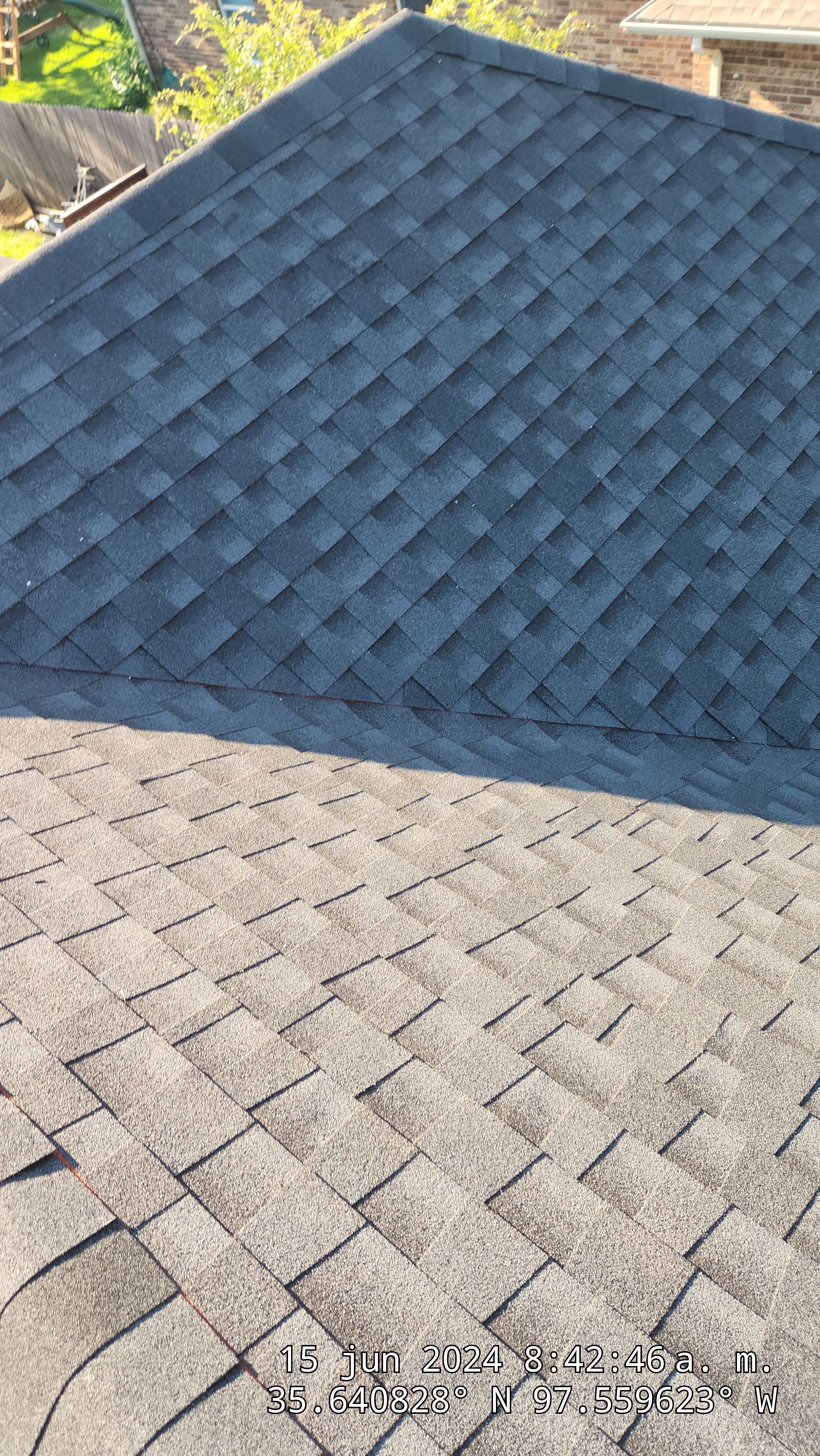 Reroof using GAF HDZ in Charcoal by Castillo Roofing
