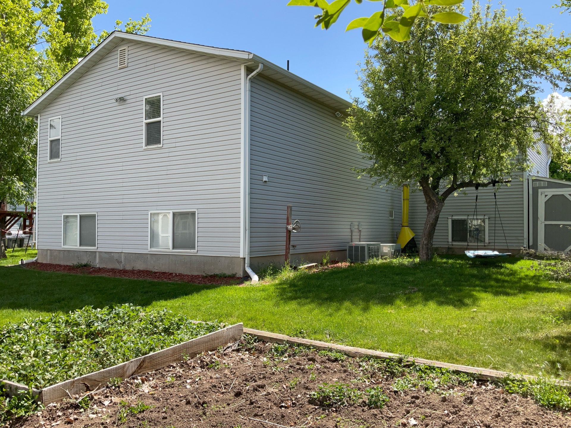 Salt Lake City | Mixed Profile Hardie Upgrade | Arctic White & Iron Gray by Ideal Siding Utah