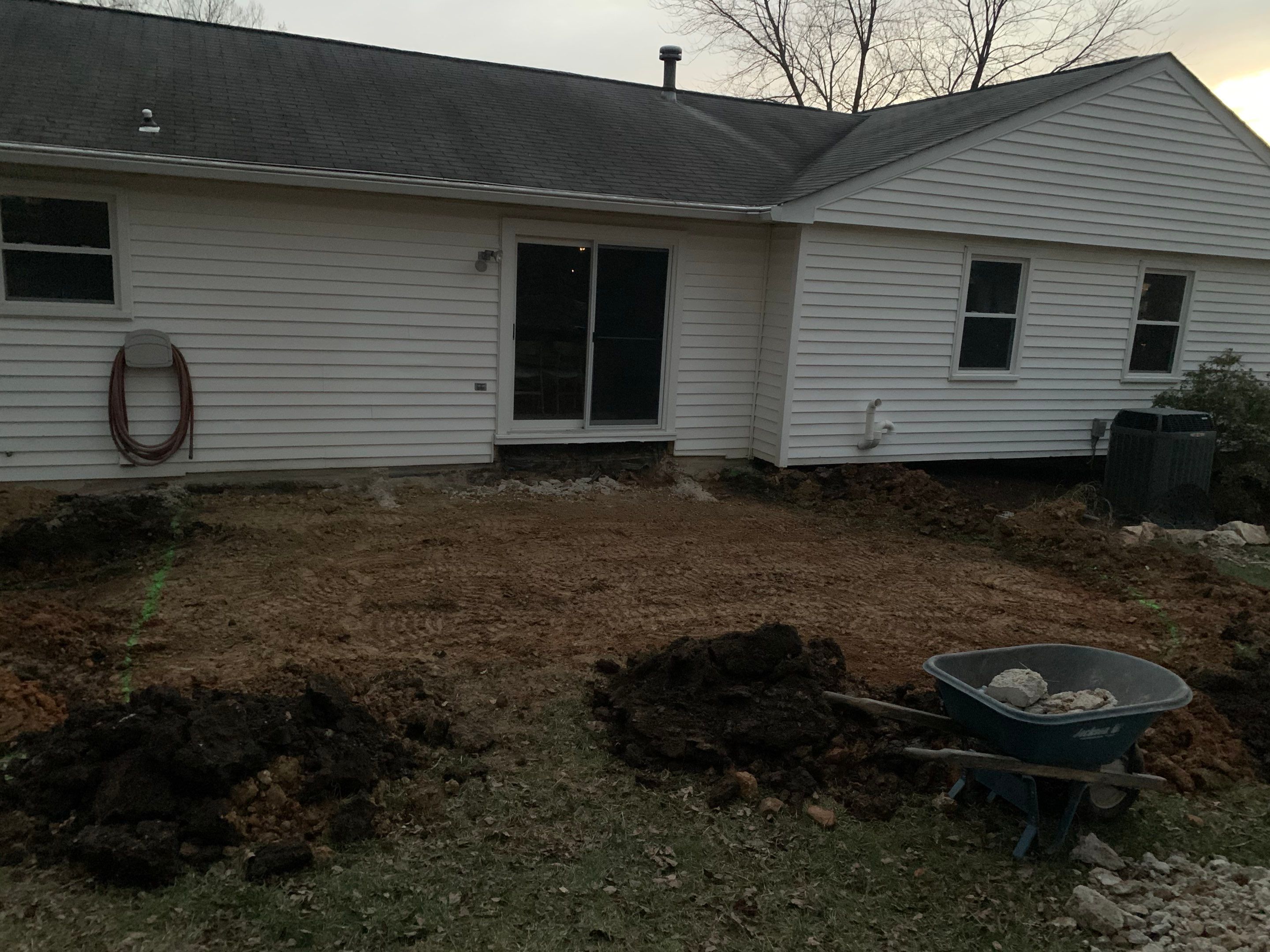 Backyard Transformation using Techo-Bloc Pavers by The Smet Companies, LLC