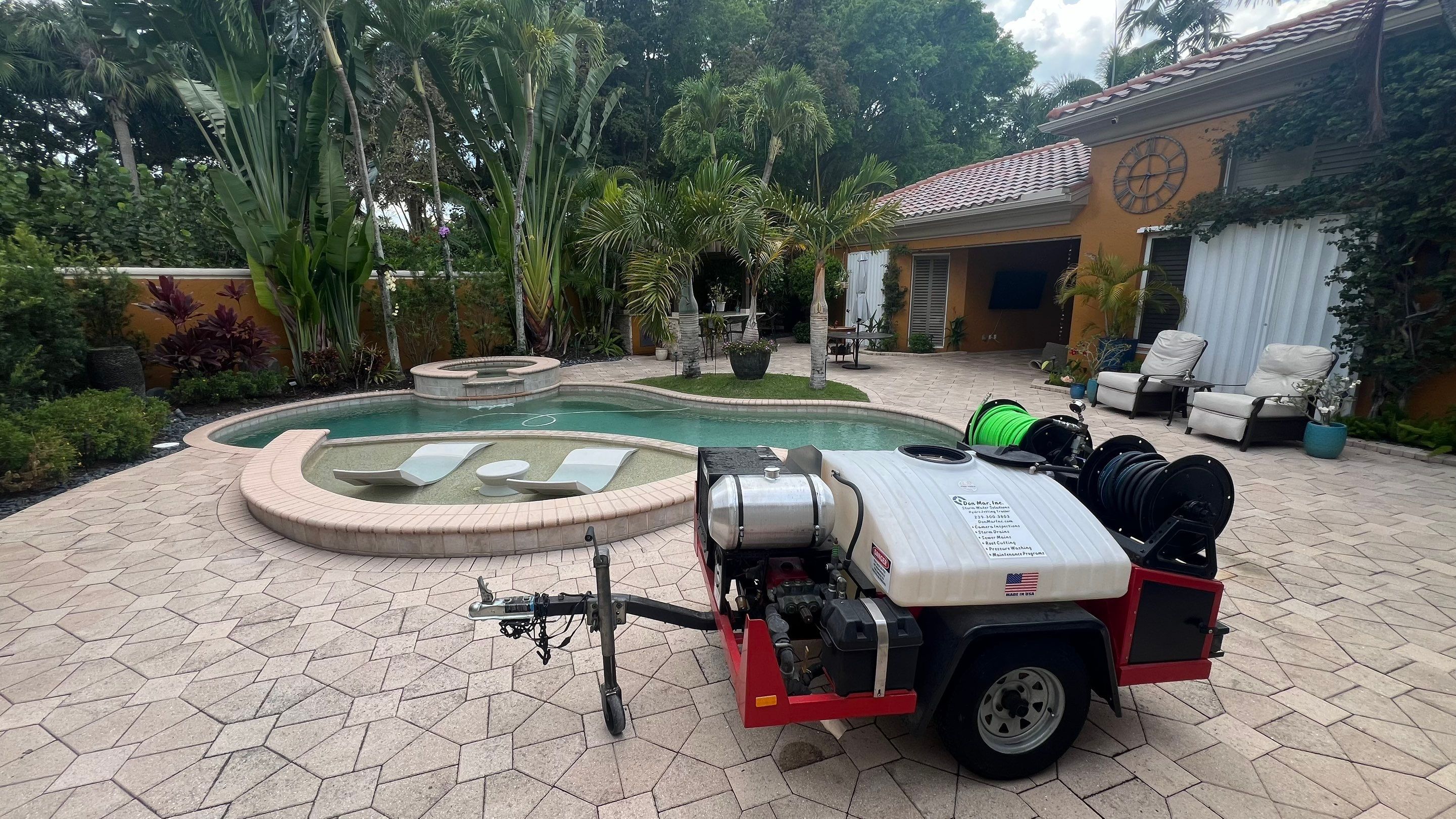 Residential Stormwater Gutter Drain System Maintenance by APS Power & Water