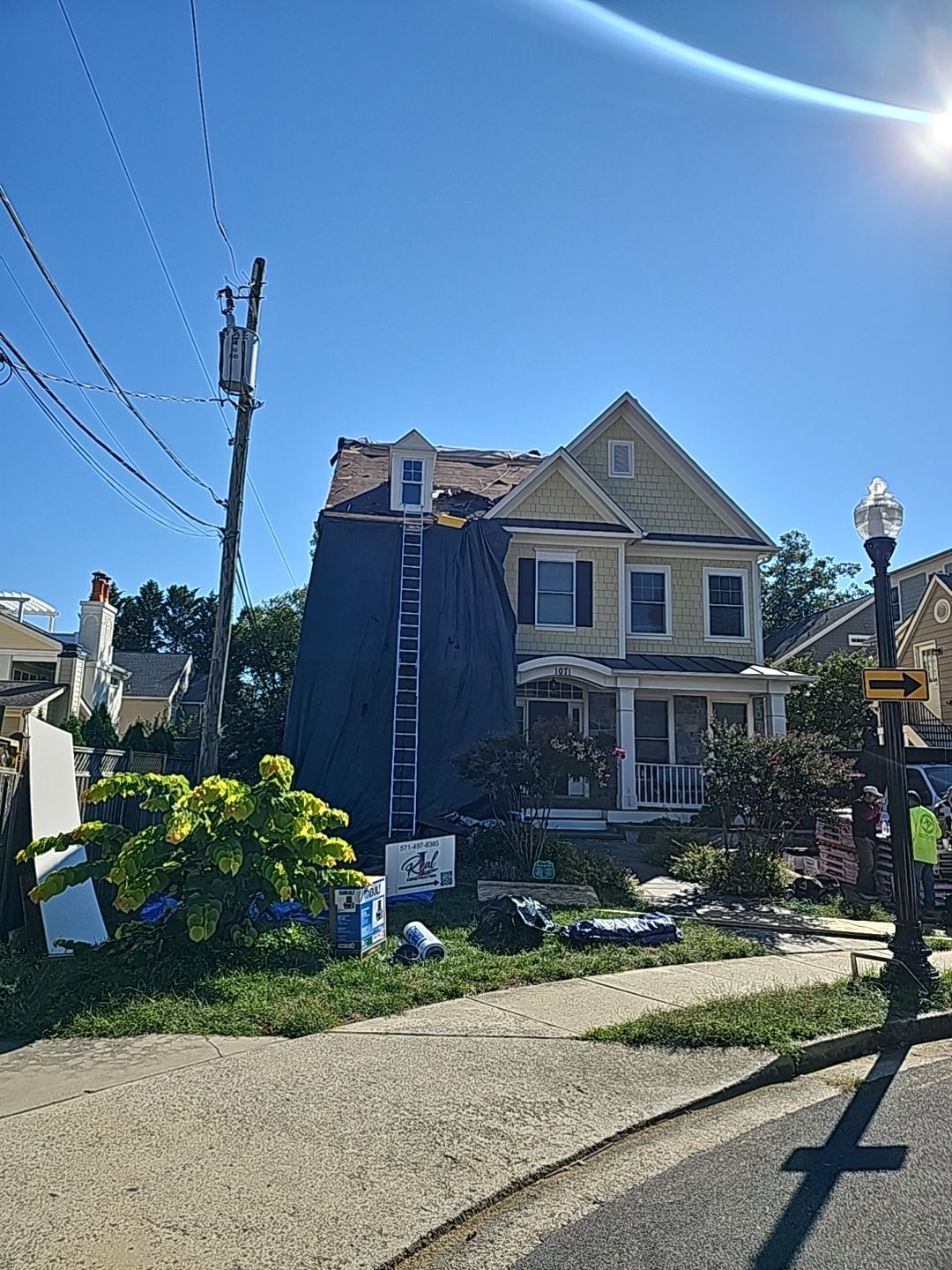 Residential Roofing Installation using Shingles  by Real1Construction