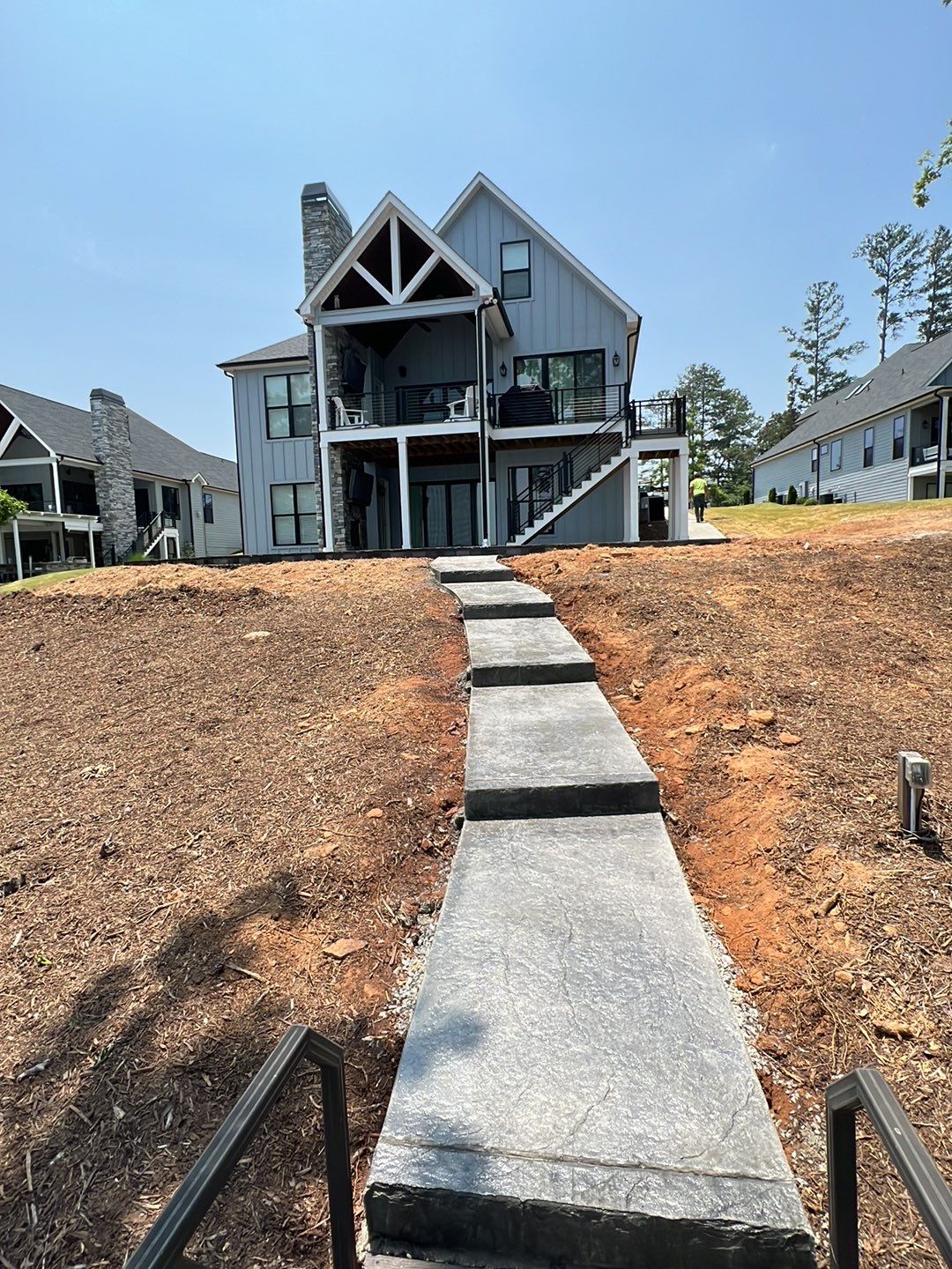 Stamped Concrete Patio by Xtreme Concrete Services