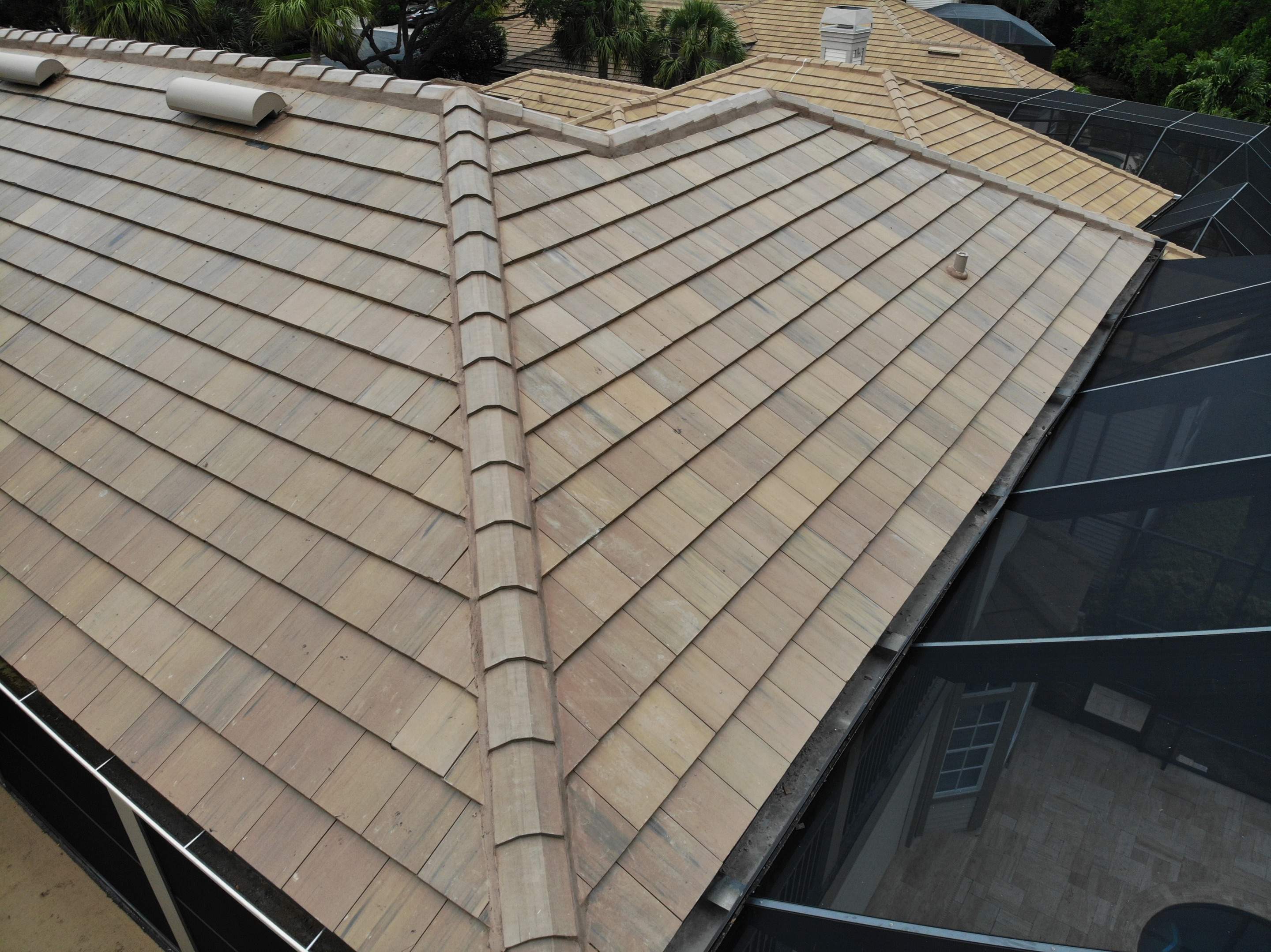 Residential Roofing Installation using Concrete Tile in Bonita Bay Community by International Roofing