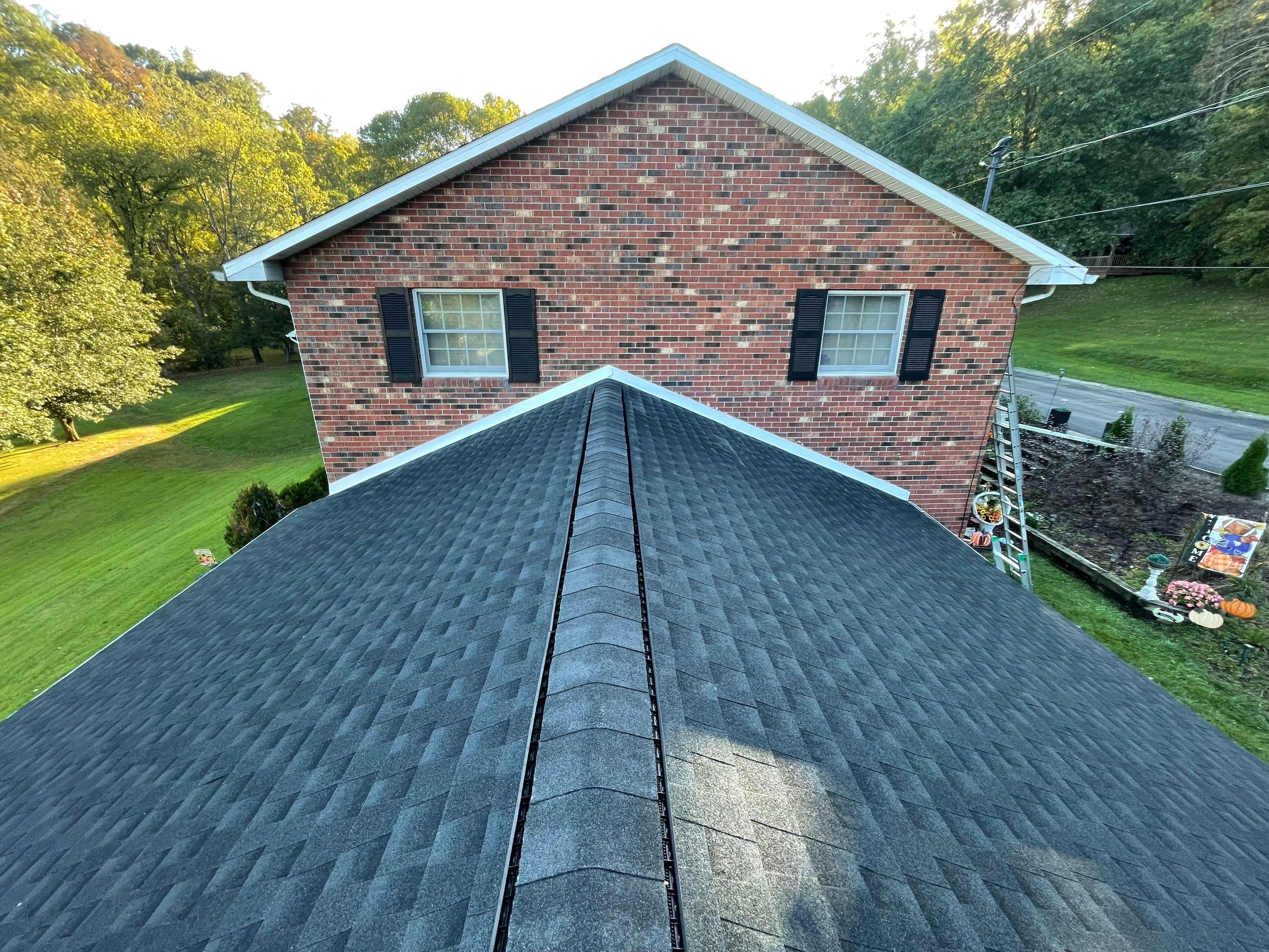 Residential Roofing Installation using GAF Timberline HDZ, Black by Rainstoppers Roofing