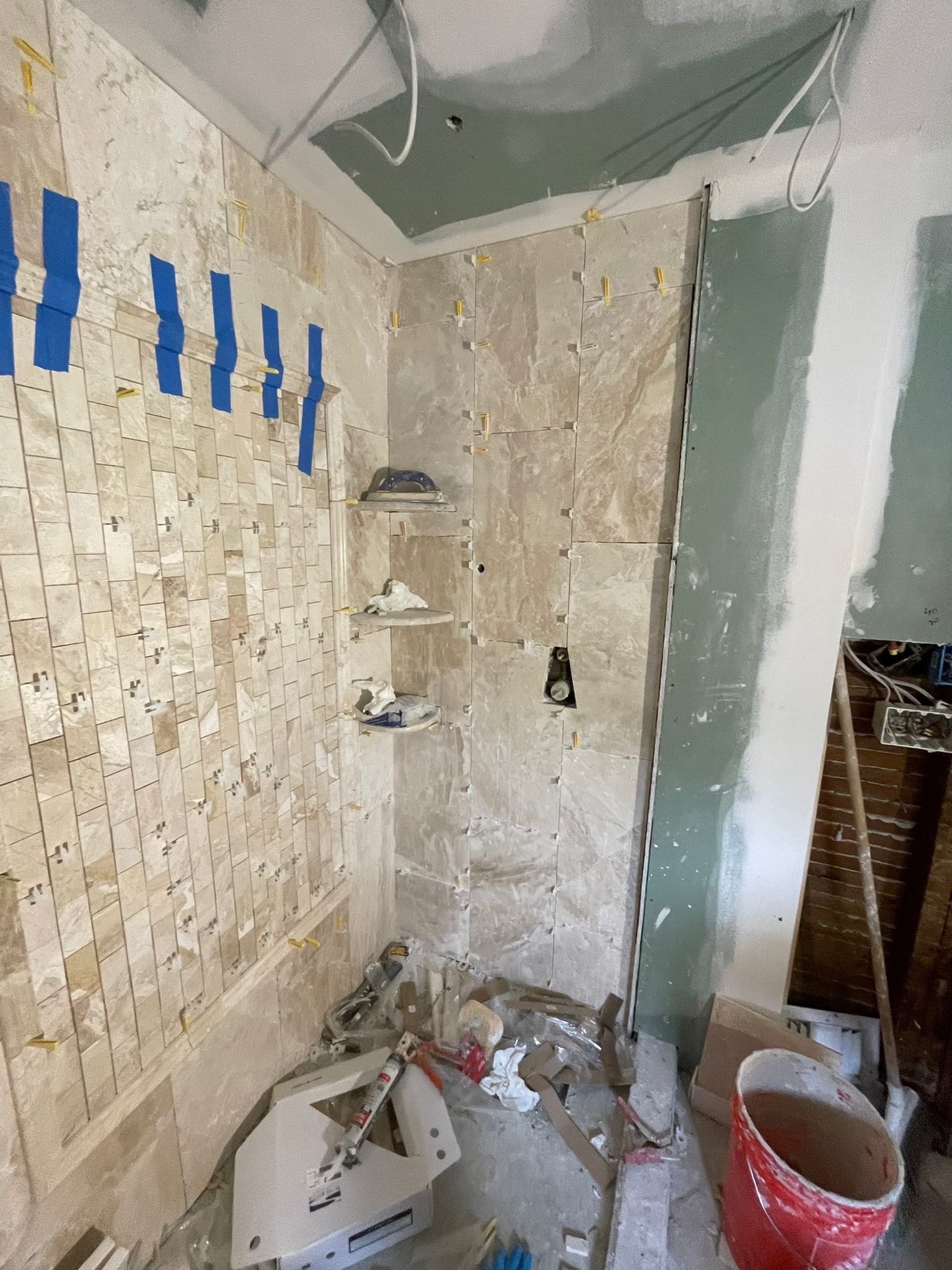 Bathroom Remodel using Tile by Home Concepts Construction
