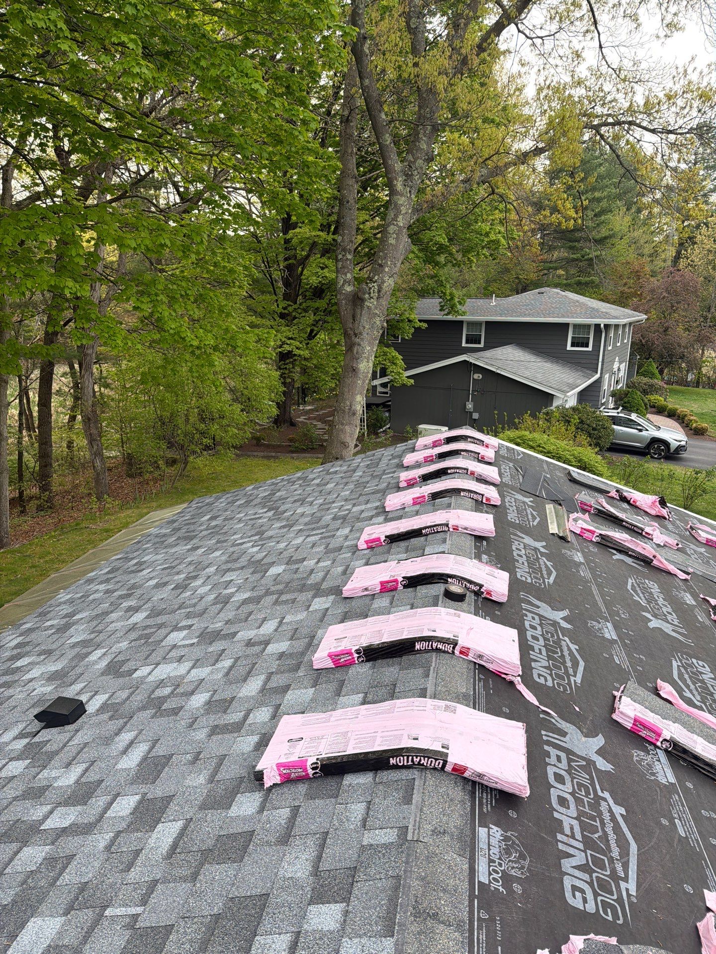 Roof Replacement + Ice Belt + Metal Valleys | Chelmsford, MA by Mighty Dog Roofing of Greater Middlesex County