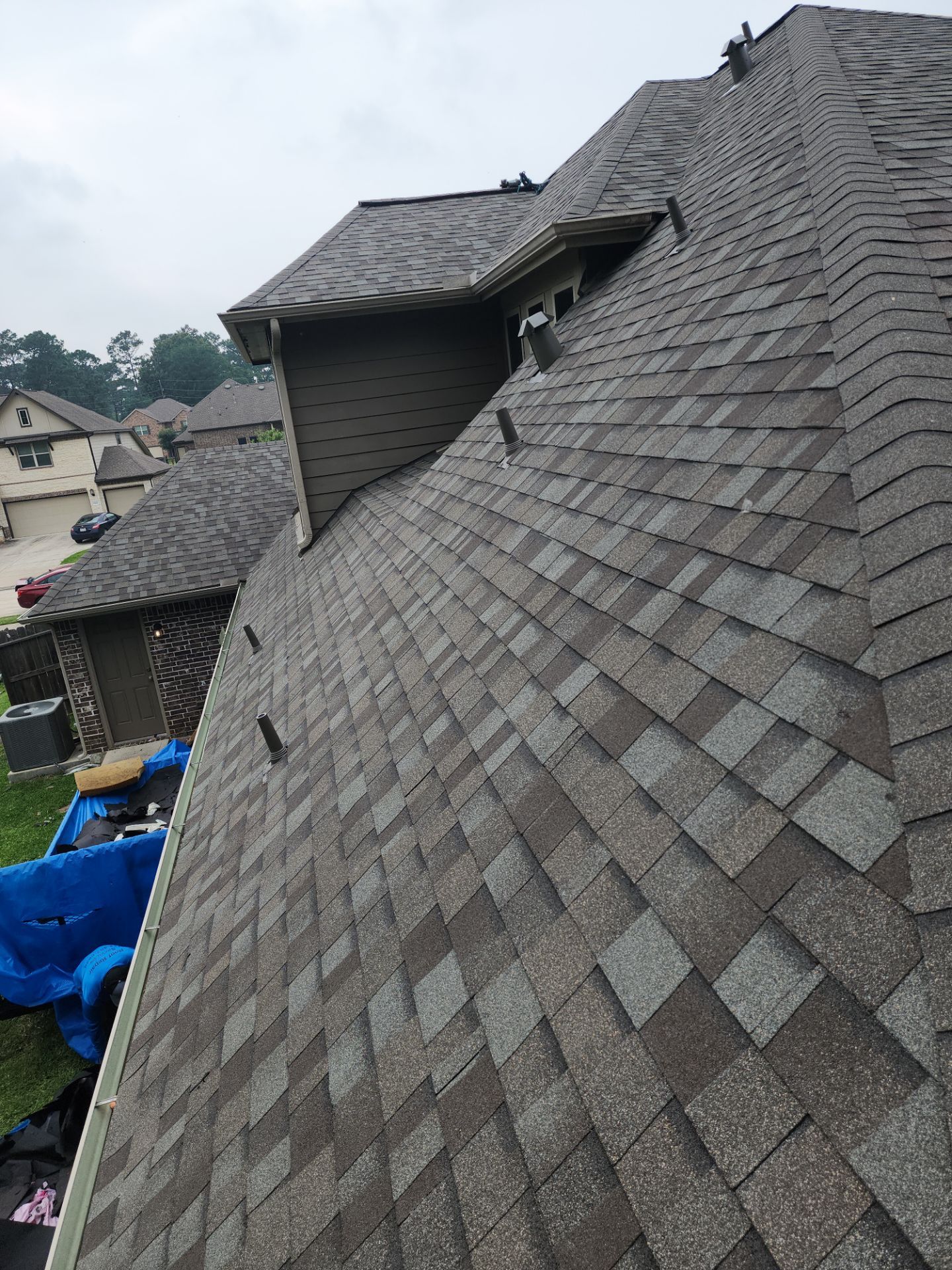 Residential Roofing Installation using Owen's Corning Duration (Lifetime) Shingles by Roof Repair Company