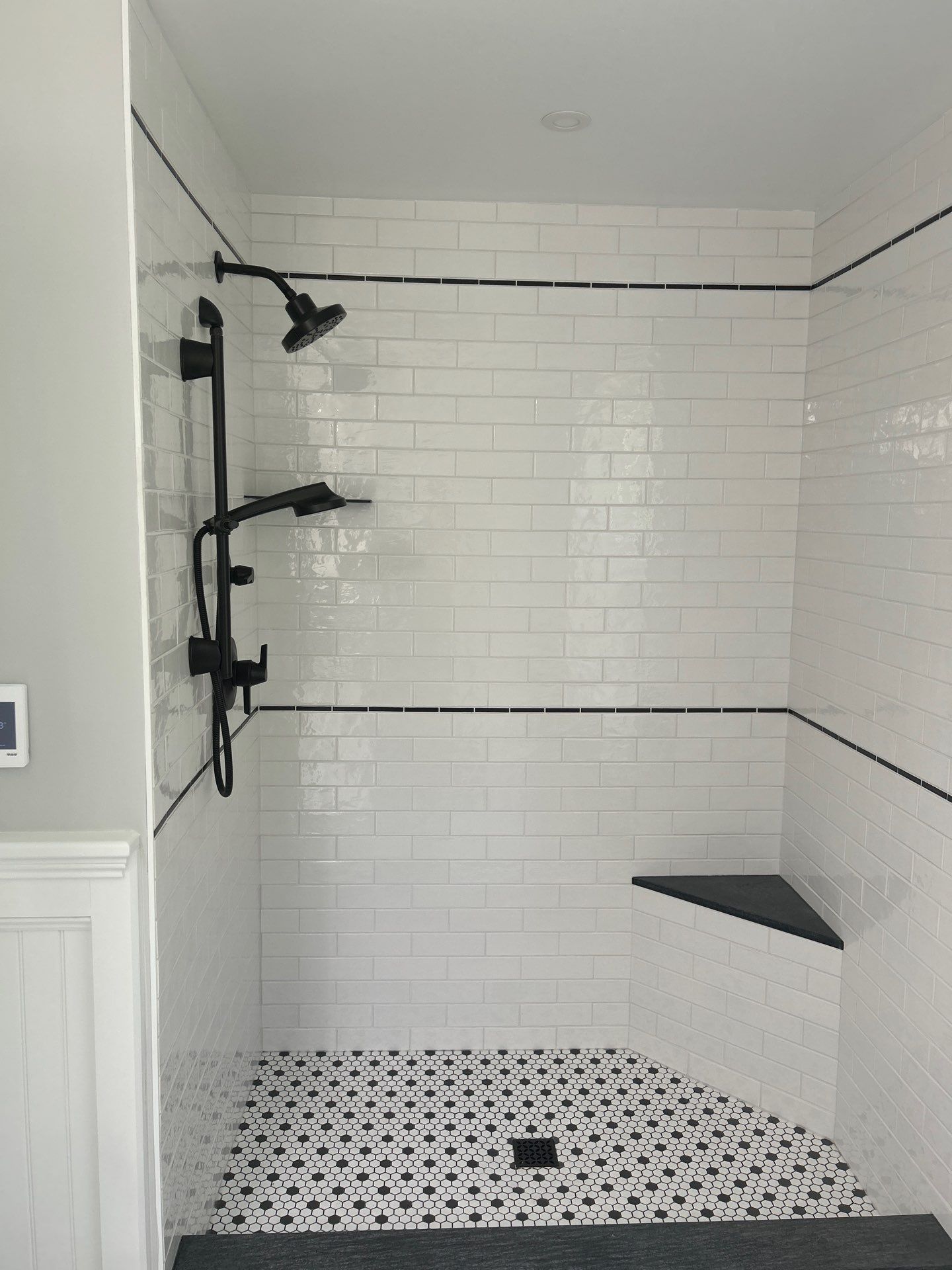 CRL Deluxe Serenity Shower using Tempered Shower Glass by Cheshire Glass Company