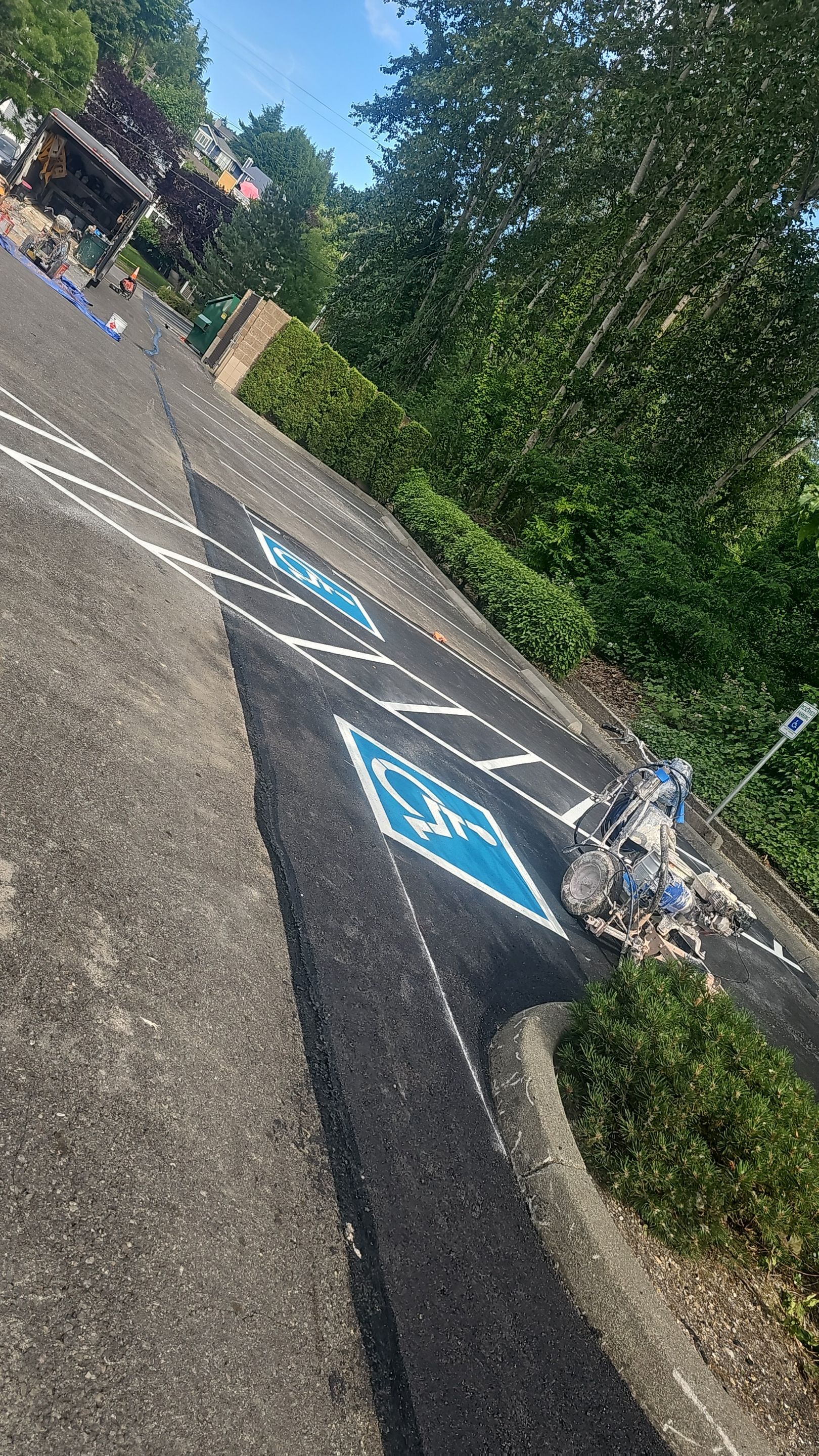 Asphalt Patch Repair & Concrete Curb Renovation | Kirkland  by Jireh Asphalt & Concrete Inc 