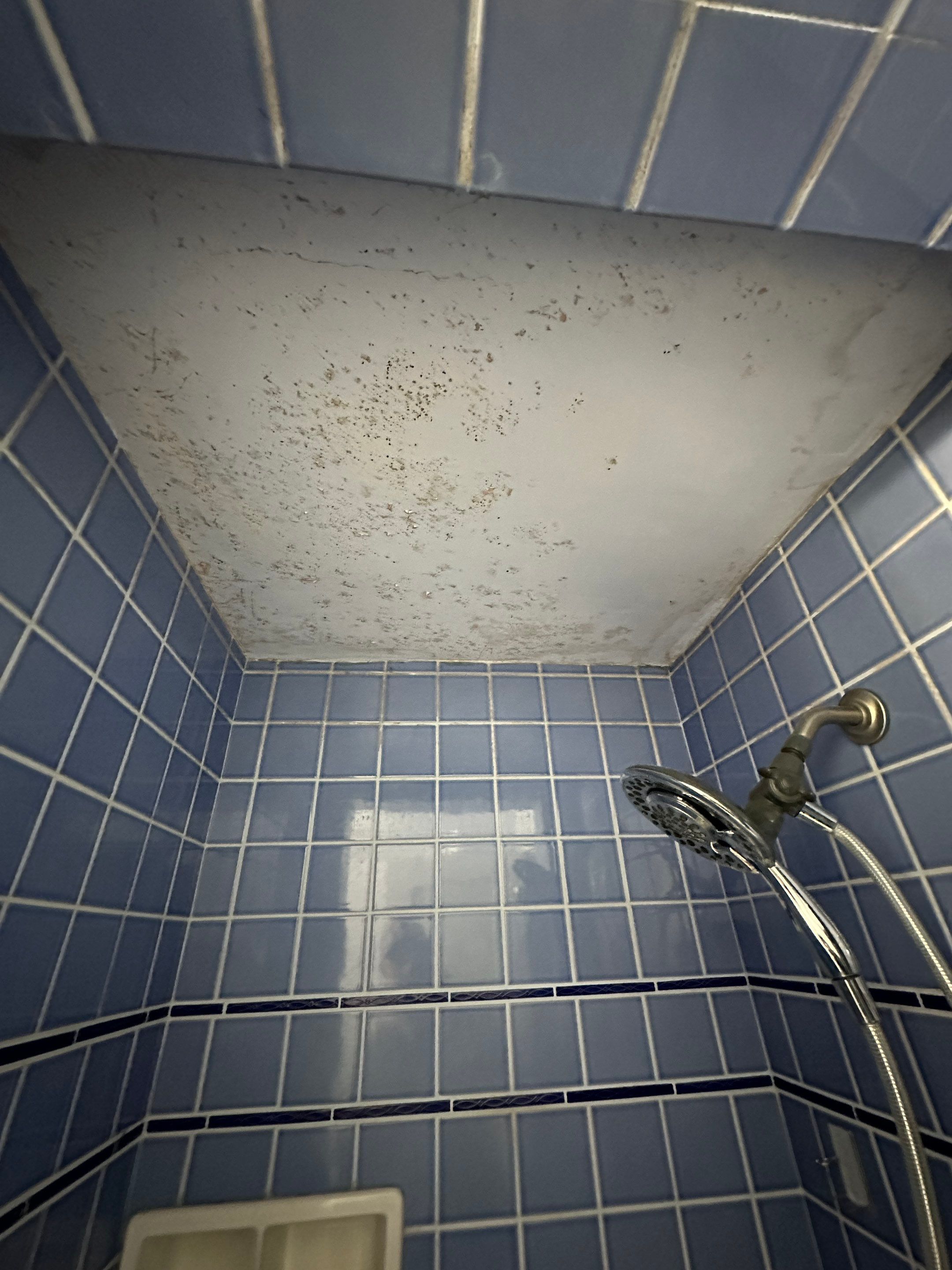 Bathroom-drywall repair and repaint by Herrera’s Bay Area Painting inc.