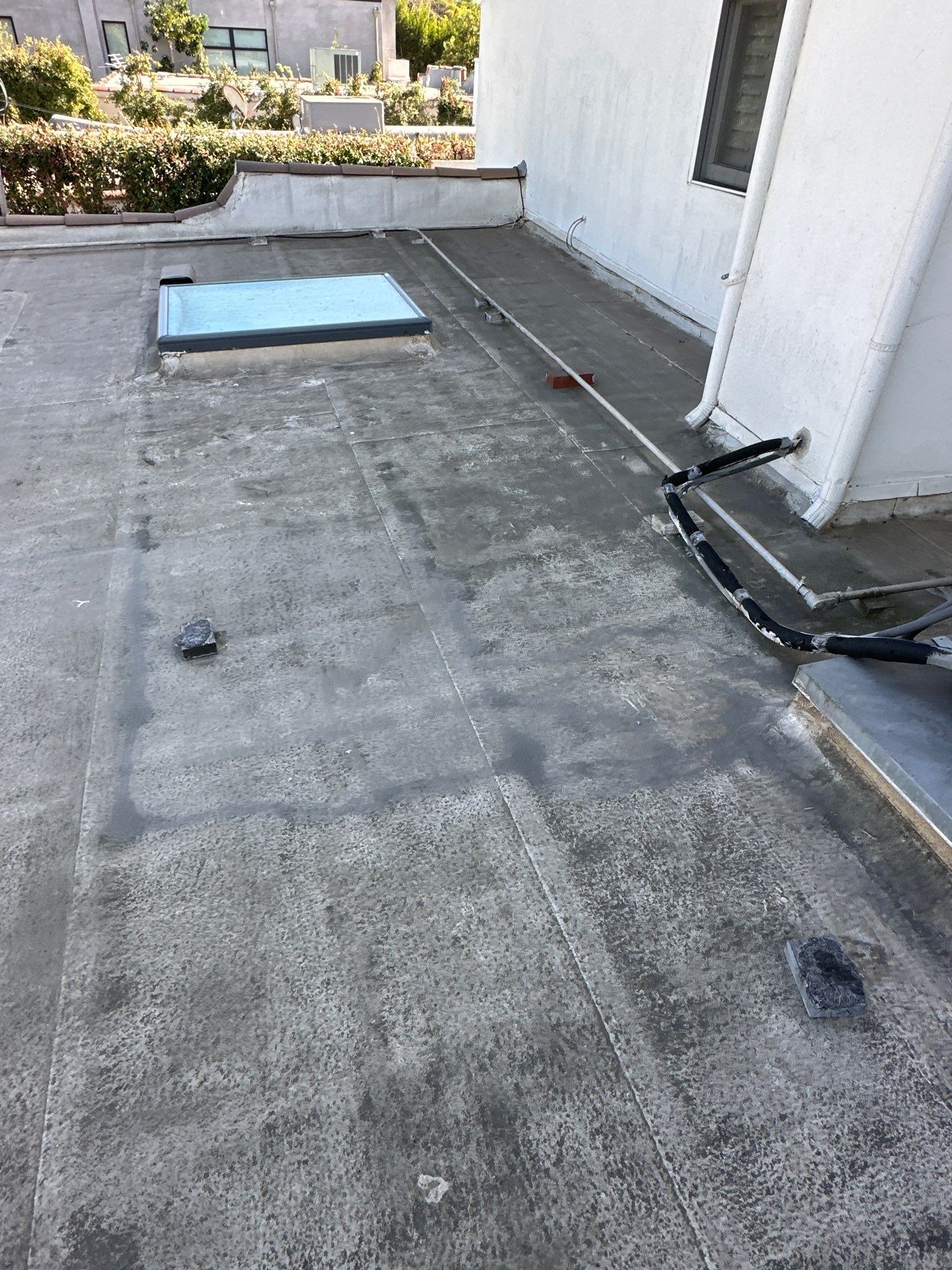 Reflective Silicone Membrane Roof Coating for West Hollywood Residence by Hull Brothers Roofing