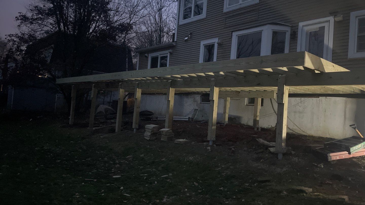 Deck Resurface + Extension  in Randolph by deck guardian