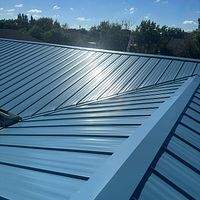 24ga 1" Nail-Strip Slate Blue  by Total Roofing System The Metal Roof Experts