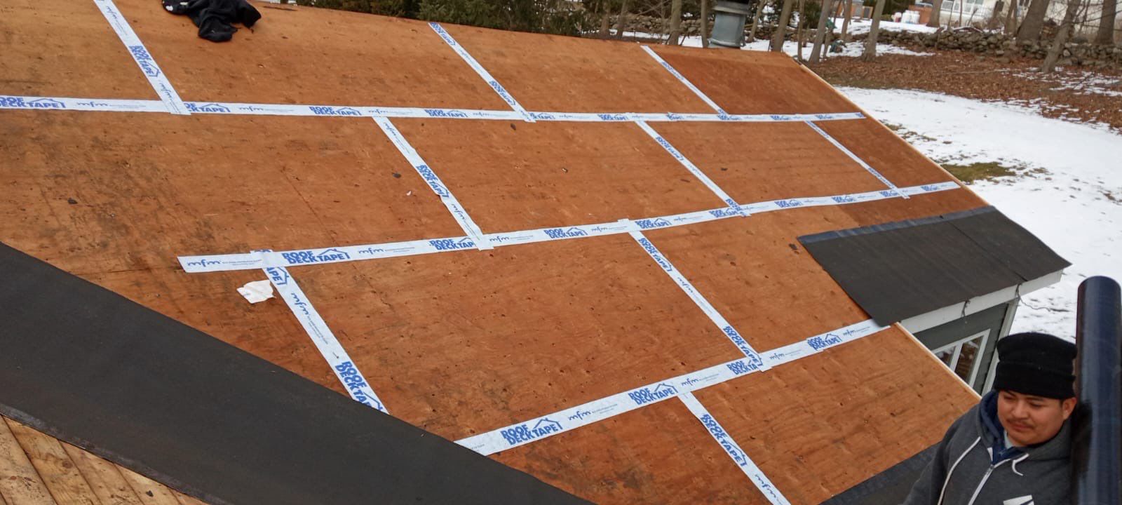 Residential Roofing Installation using Owens Corning Duration Estate Gray by A Plus Exterior