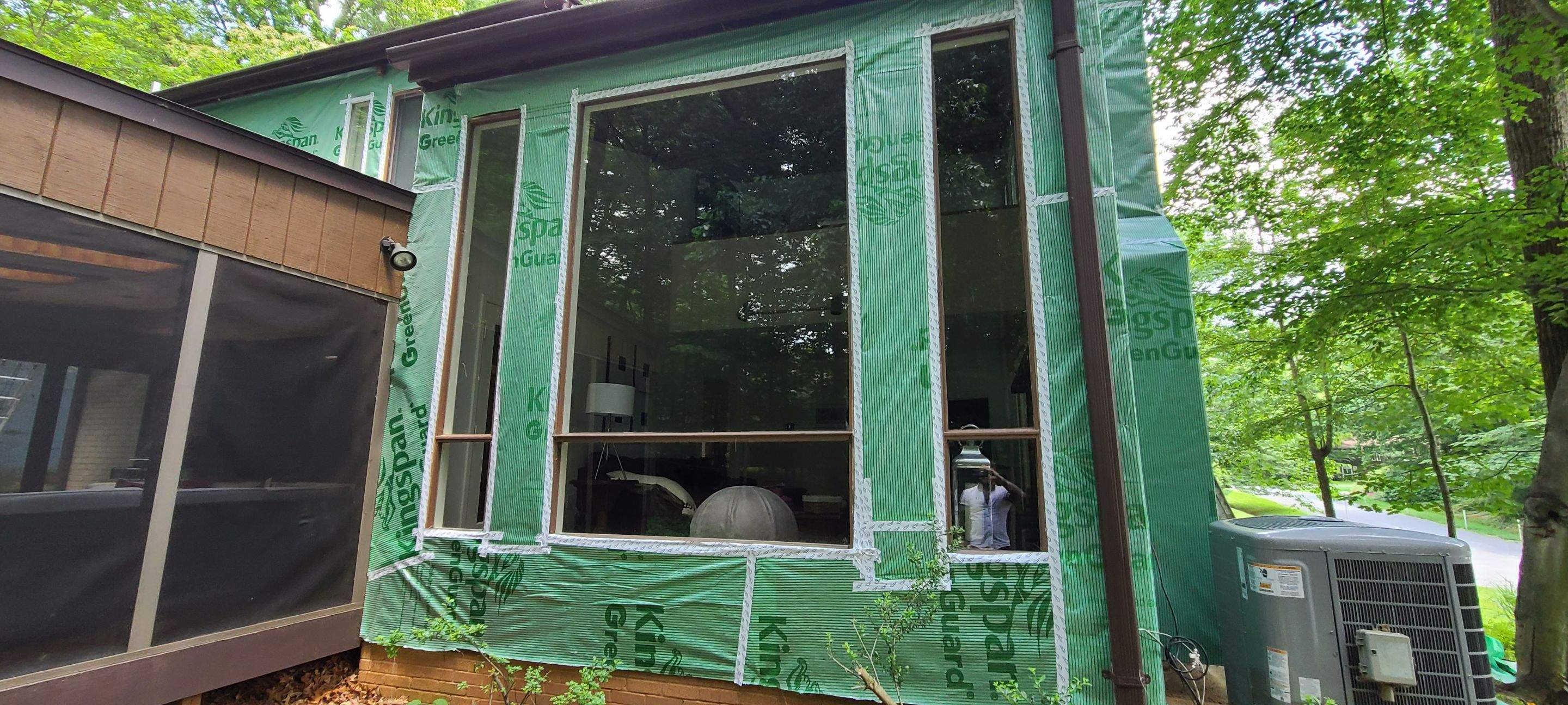 James Hardie Board and Batten Siding and ProVia entry door by Window Depot of Annapolis