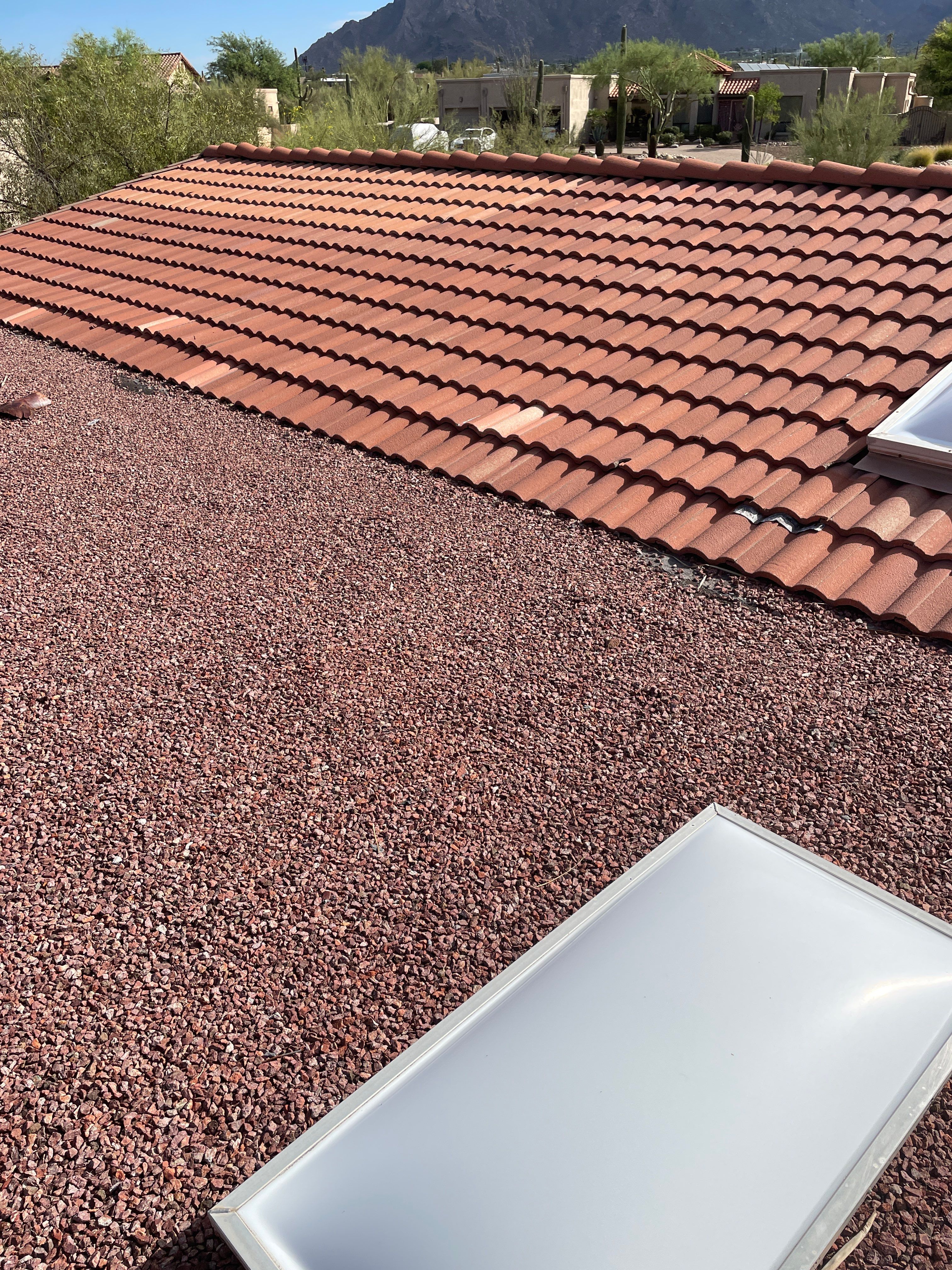 Residential Tile Roof Restoration and Low Slope Membrane Replacement in Tucson by West Coast Roofing AZ