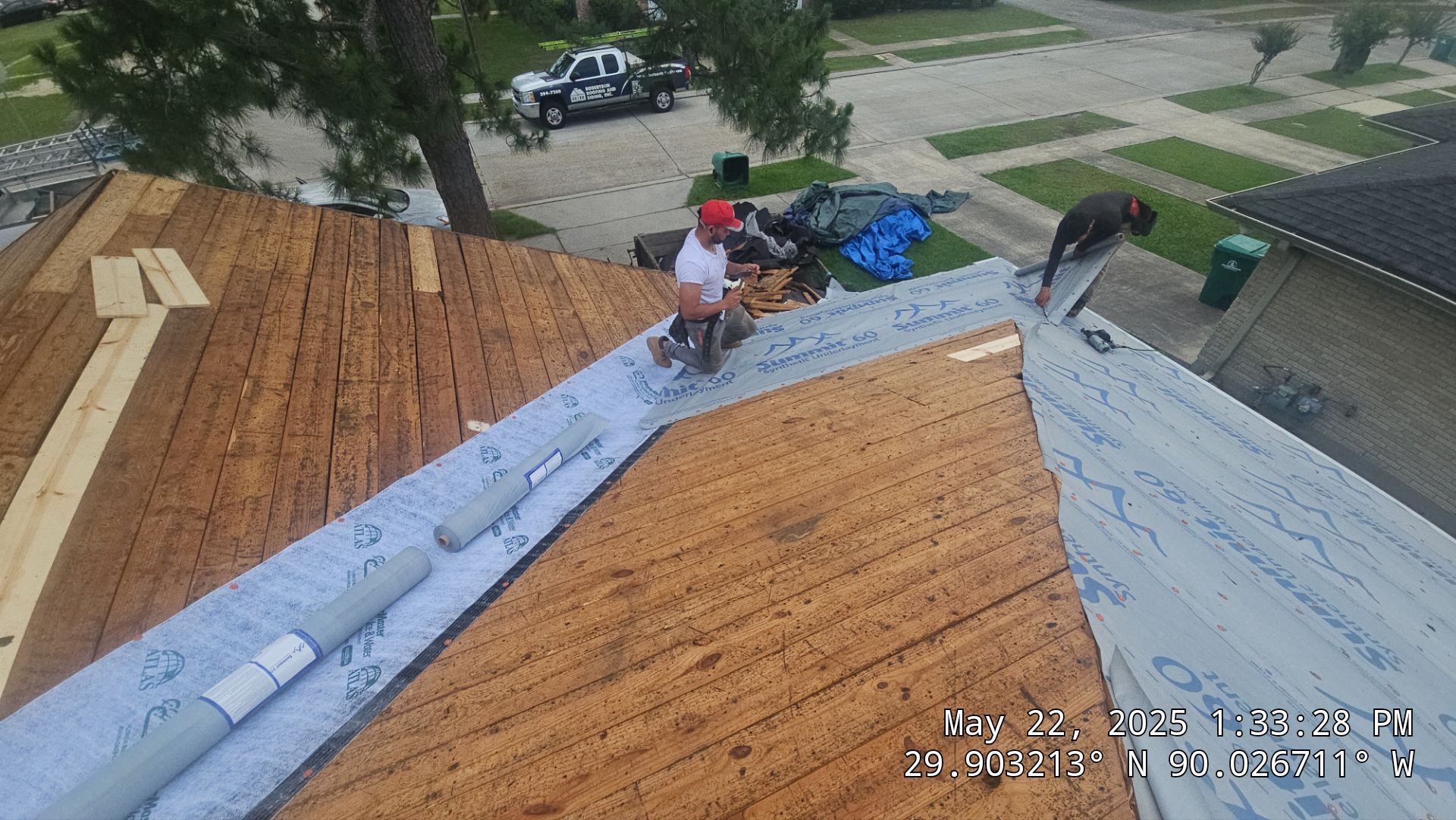 Project in Terrytown by Robertson Roofing & Siding Inc