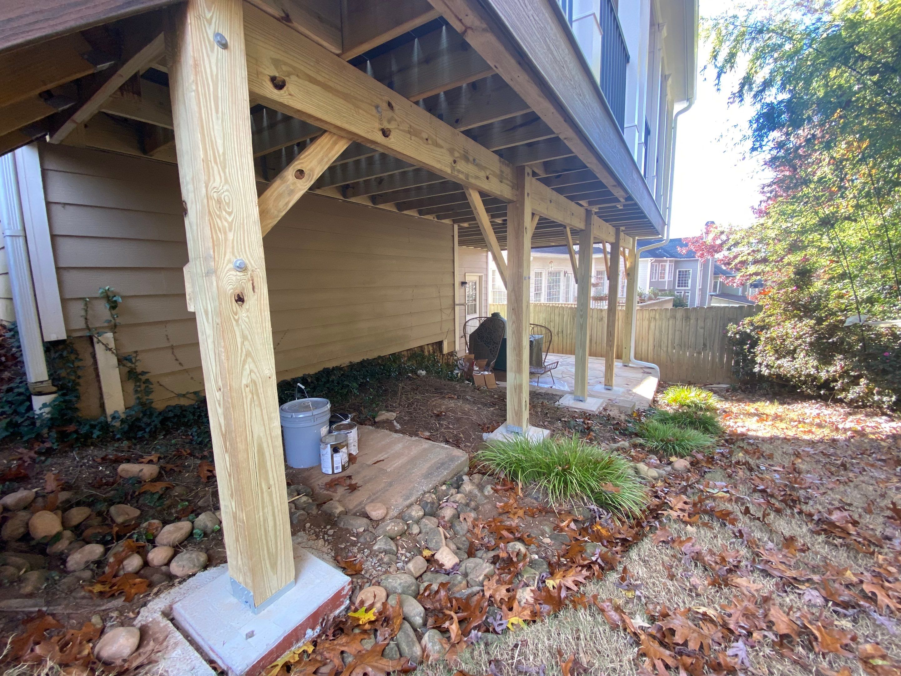 Smyrna Composite Deck and Covered Porch Renovation by Swift Home Renovations
