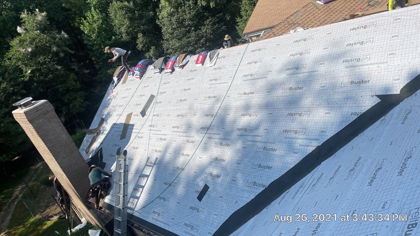 Roof Replacement using GAF Timberline HDZ by American Home Contractors