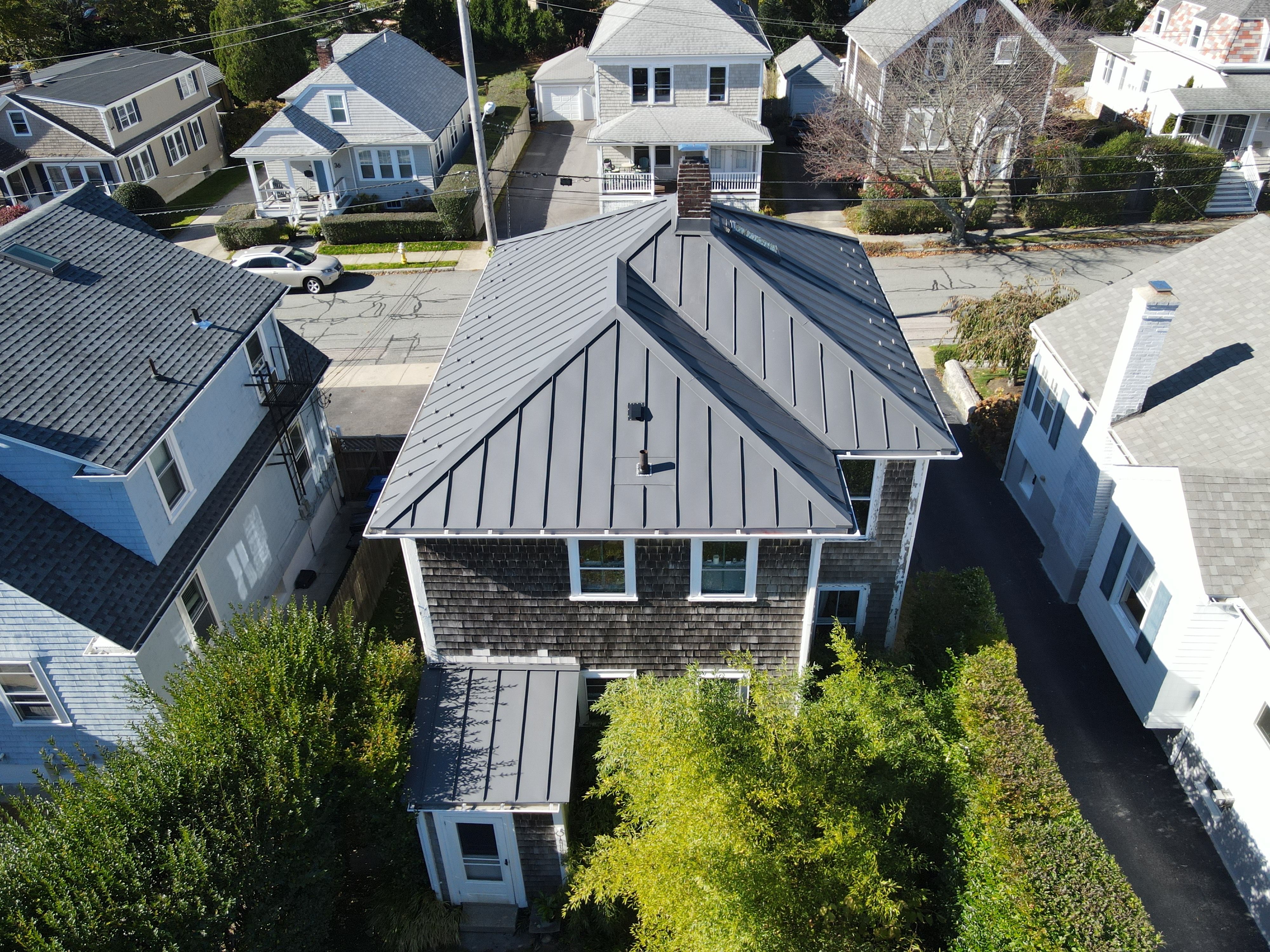 Newport Residence - Standing Seam Metal by Rinaldi Brothers