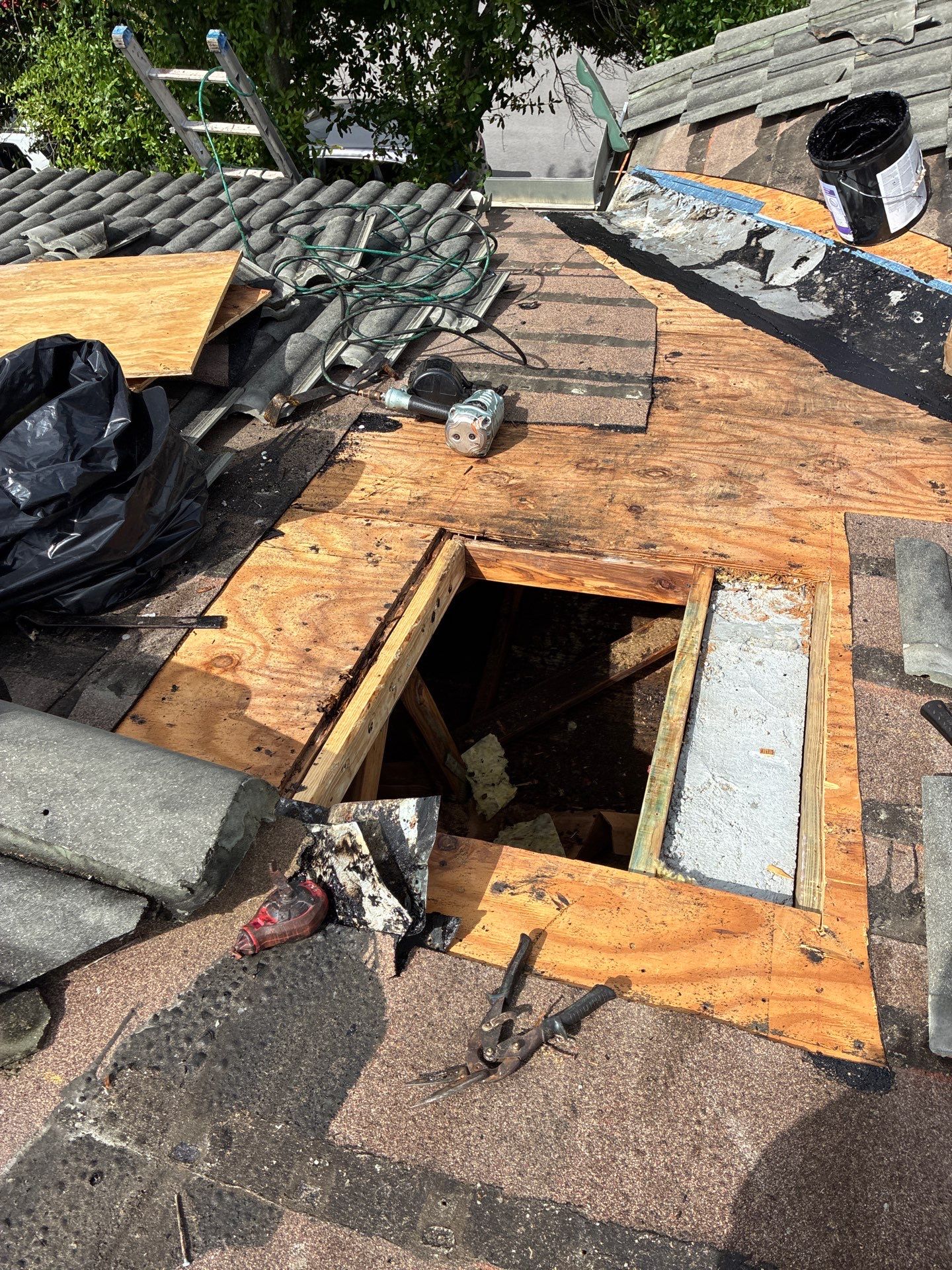 Concrete Tile Roof Leak Repair and Decking Replacement in Boca Raton by Aastro Roofing