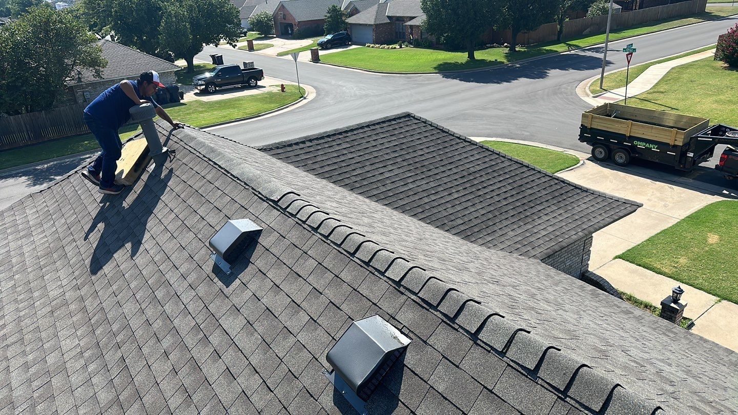 roof, vent, skylight and chimney flashing replacement in Oklahoma City by McCann's Roofing and Construction