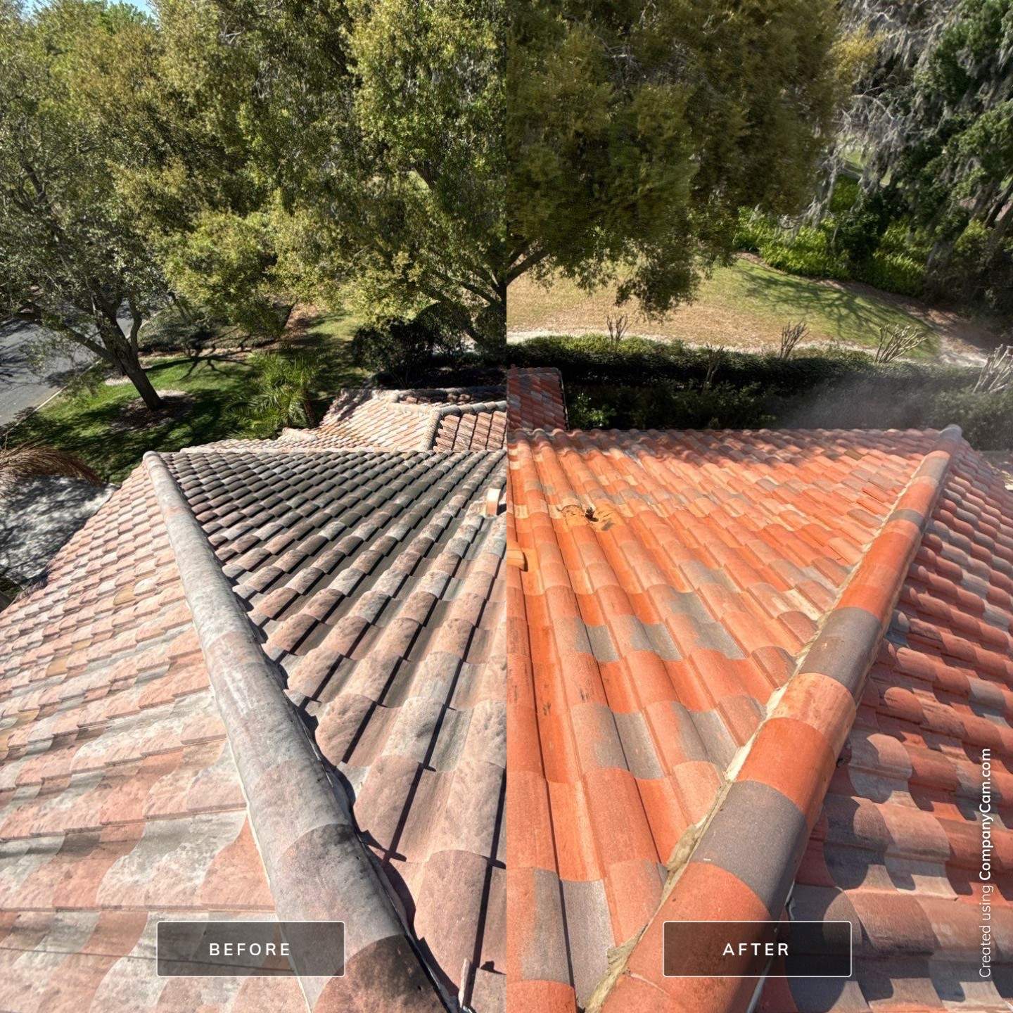 Tile Roof Cleaning by Mallard Systems