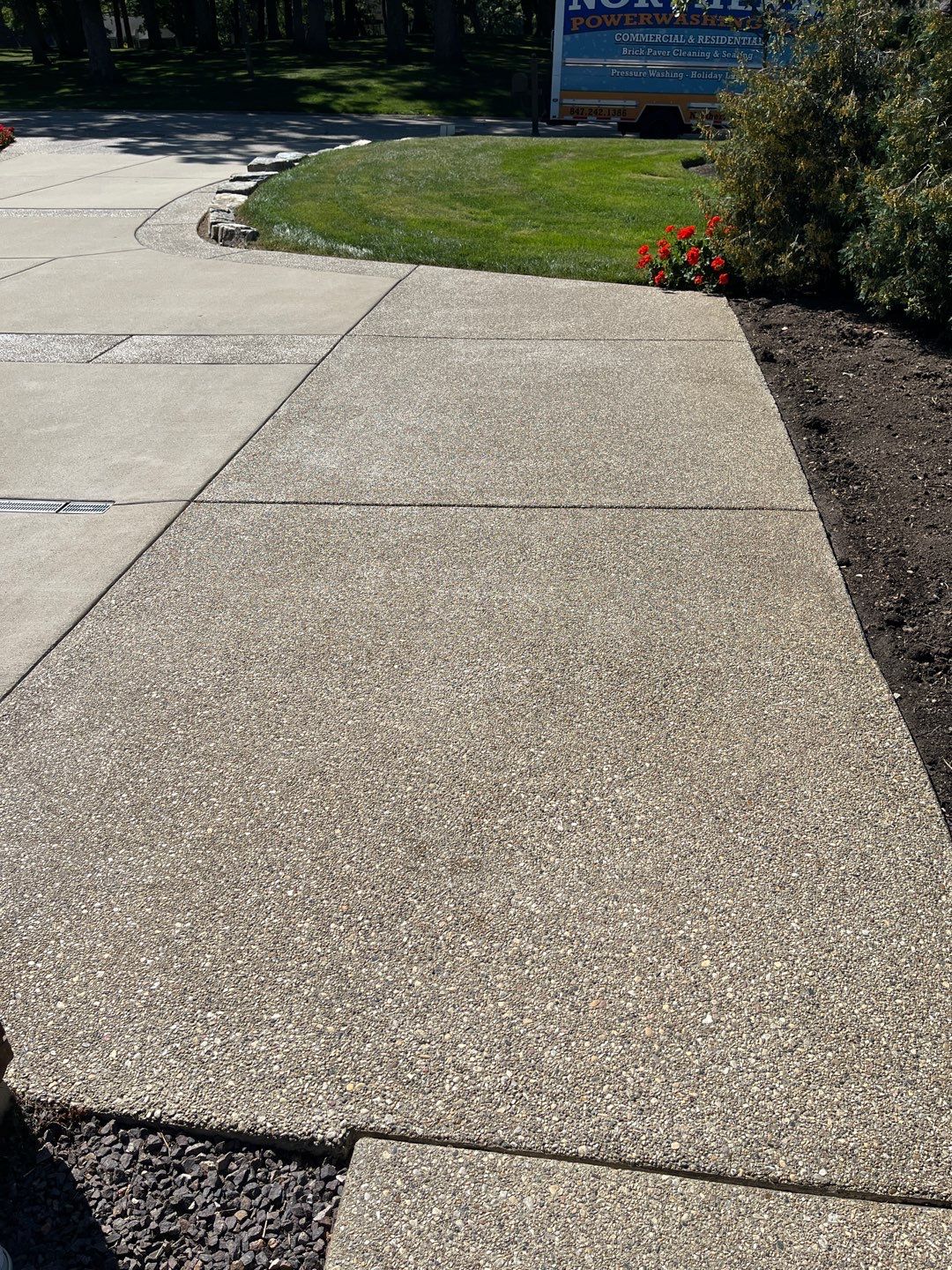 Concrete & Aggregate Surface Cleaning and Sealing by Northern Power Washing LLC.