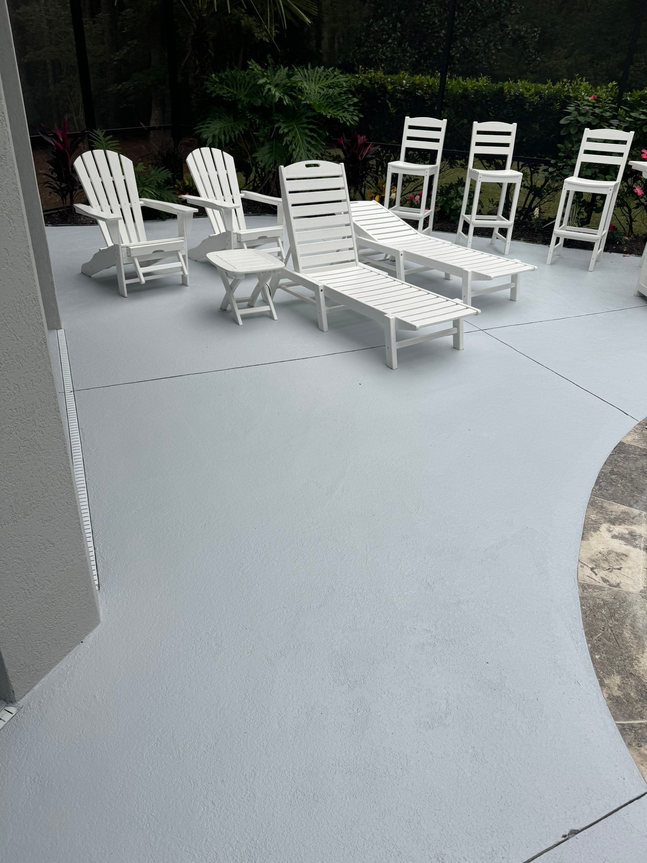 Custom Paver Driveway and Textured Pool Deck Installation in Hilton Head Island by Lowcountry Scapes, LLC