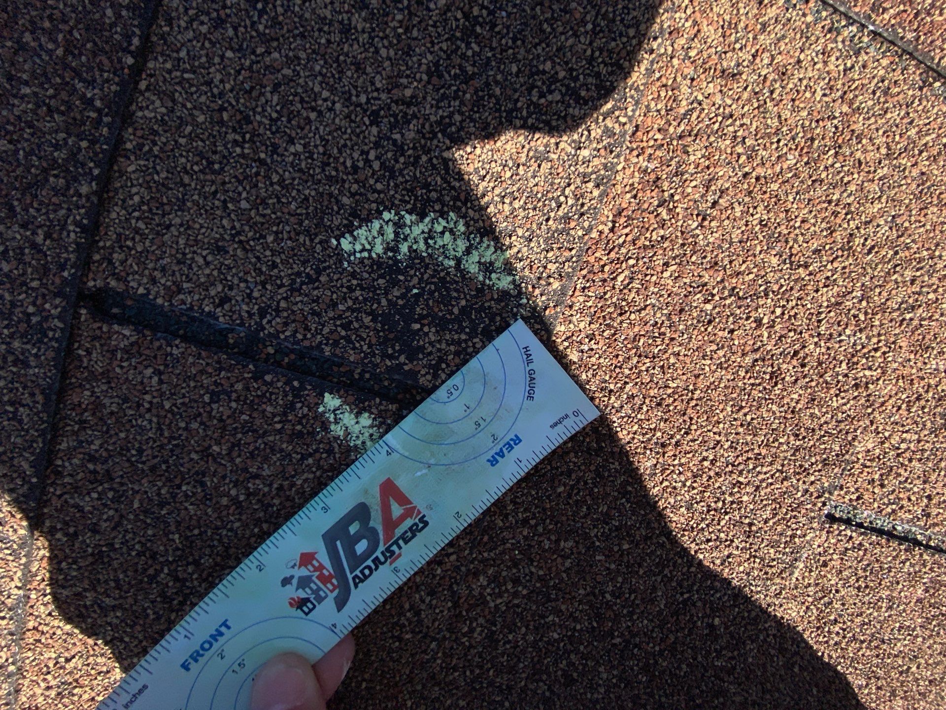 Roof replacement by hail damage by Just Brilliant Restoration JBR