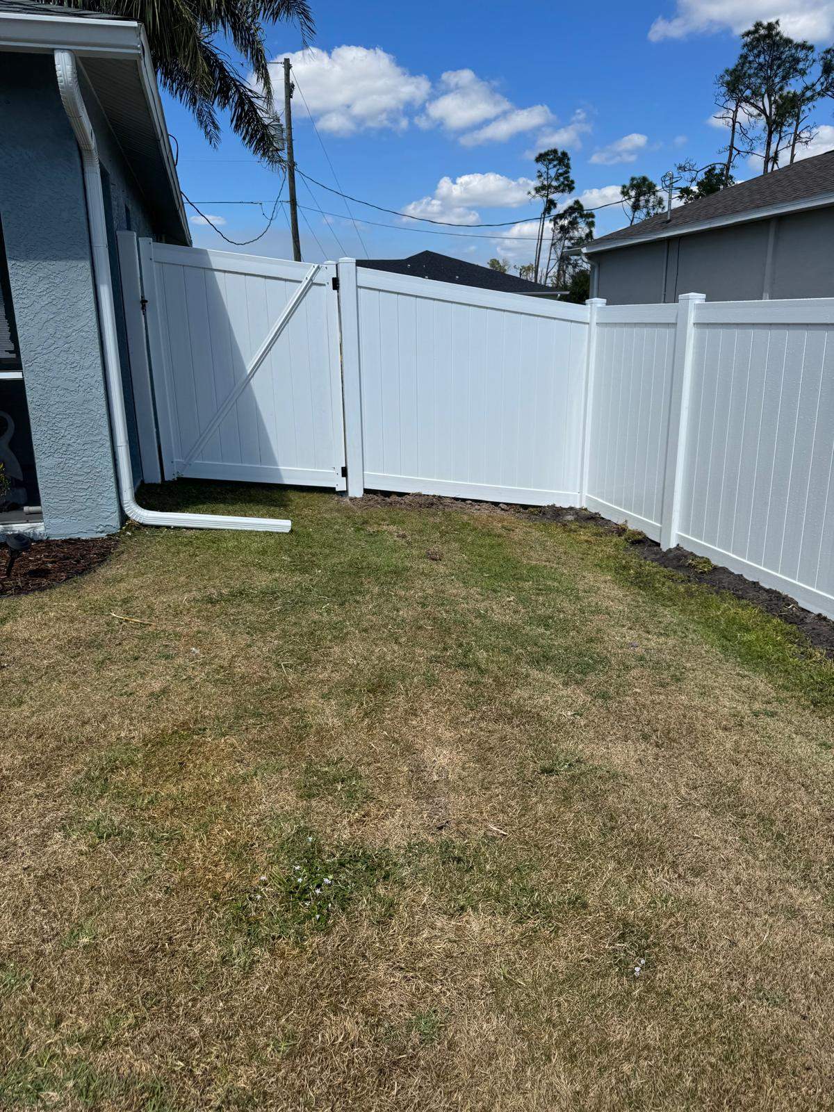 Vinyl Fence in North Port  by True Fence LLC