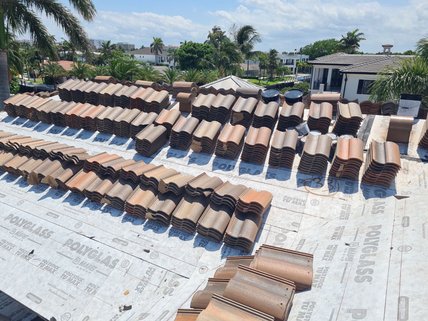 Residential Roofing Installation using Eagle Roofing Tile by BLUES BROTHERS ROOFING