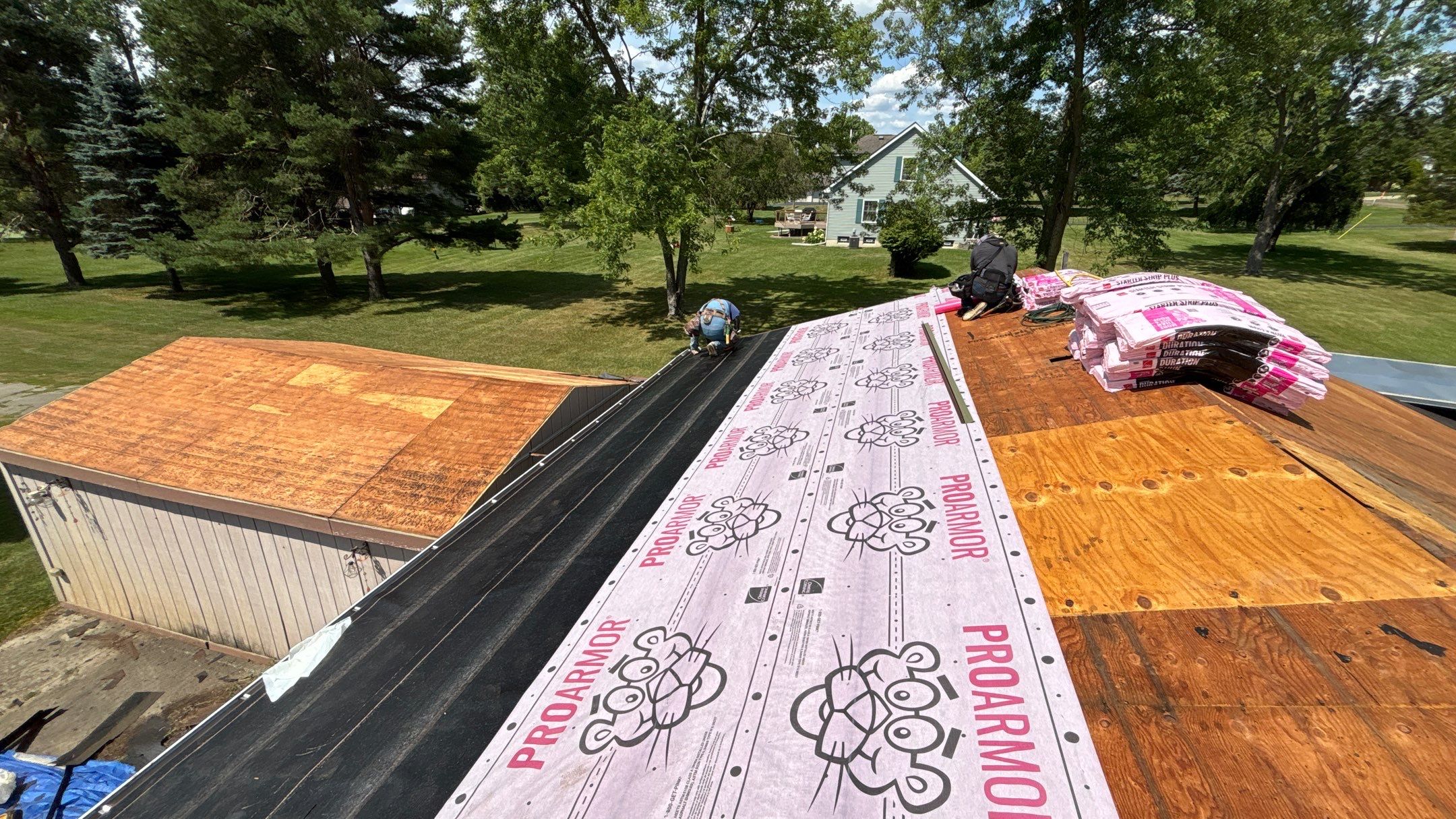 Roof Replacement using Owens Corning Tru Definitions by 180 Contractors