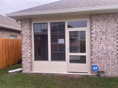 Panama City Glass Room Under Existing Patio Cover