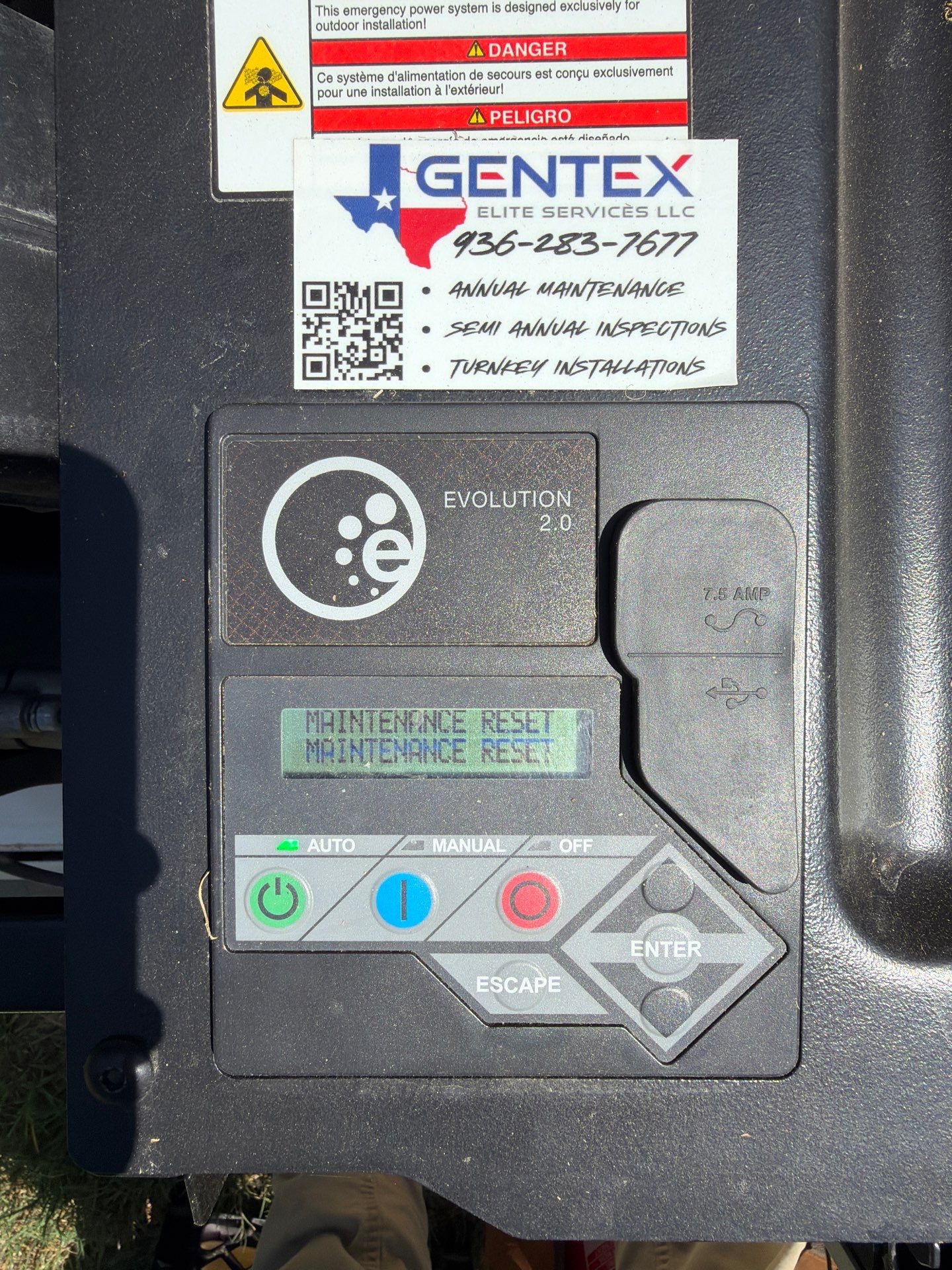 Residential Generac Standby Generator Repair in Montgomery, Texas by GenTex Elite Services