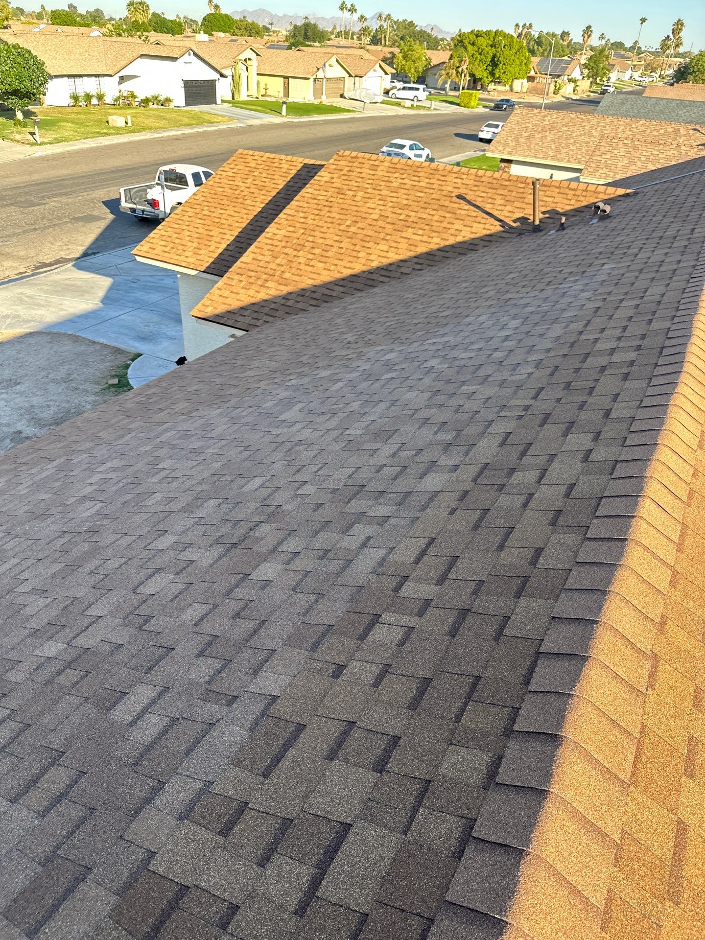 Desert Tan Shingles by Reimagine Roofing