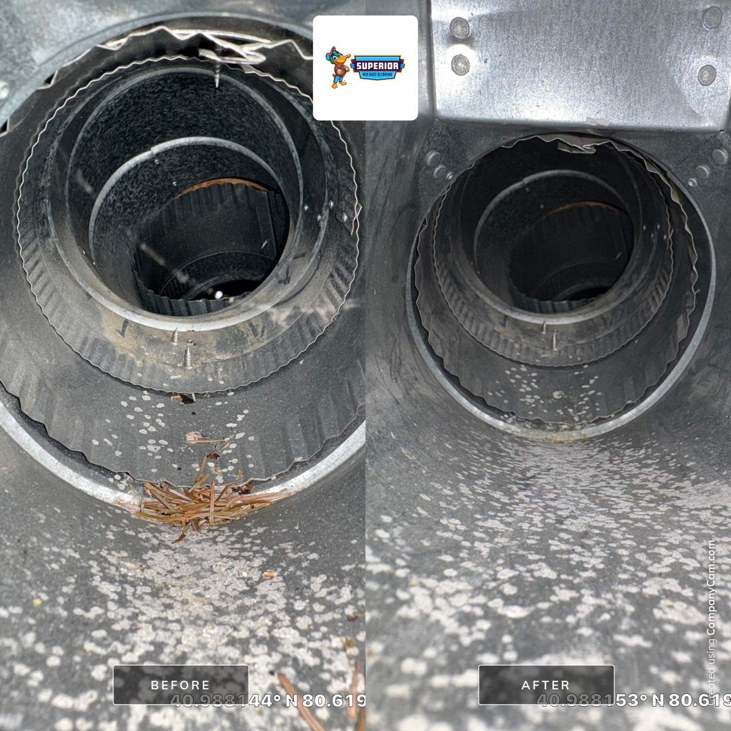 Air Duct Cleaning With a Vacuum Truck in Poland, OH by Superior Air Duct Cleaning