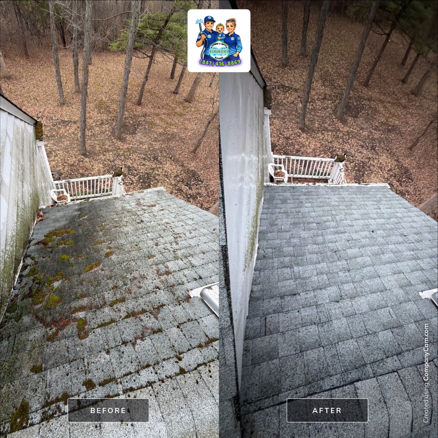 Project in Mundelein by Simmons Power & Soft Washing