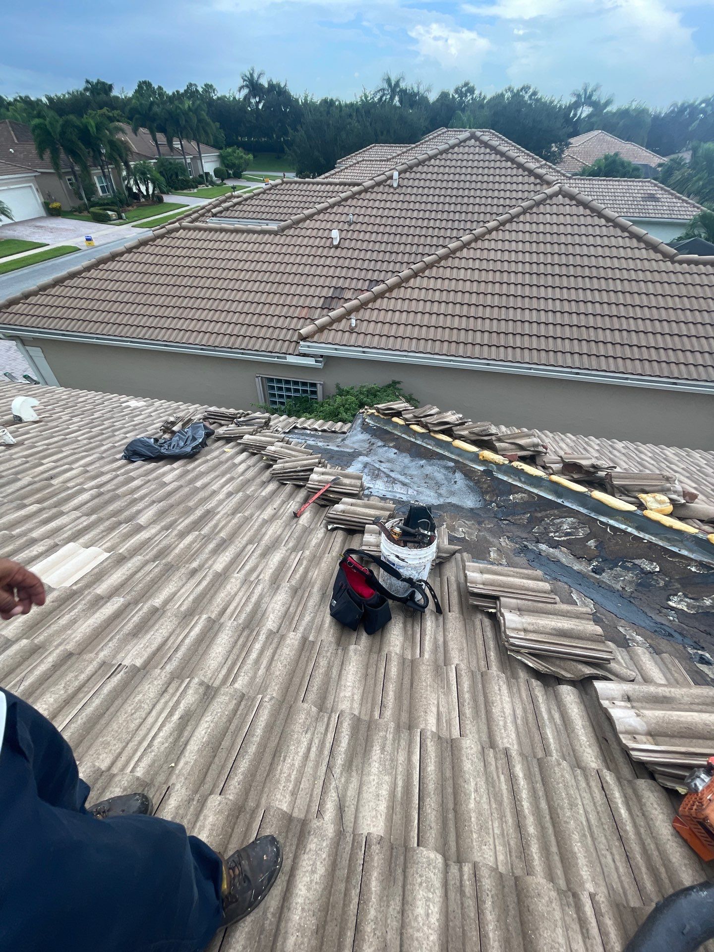 Valley Repair in Boynton Beach by Hercules Roofing