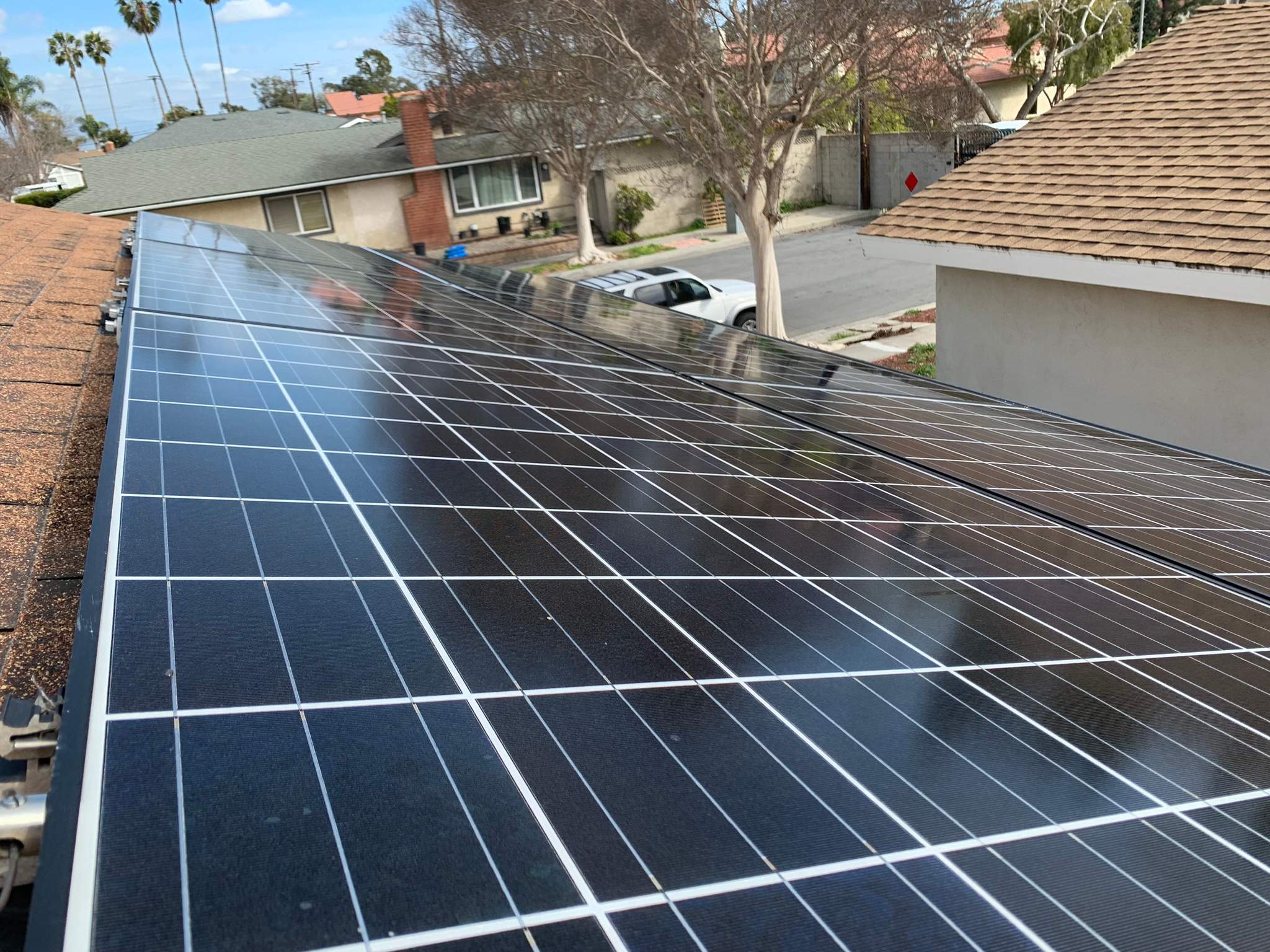 Pressure Wash using Sodium Hypochlorite and Solar Panel Cleaning in Huntington Beach by Property Cleaning Experts