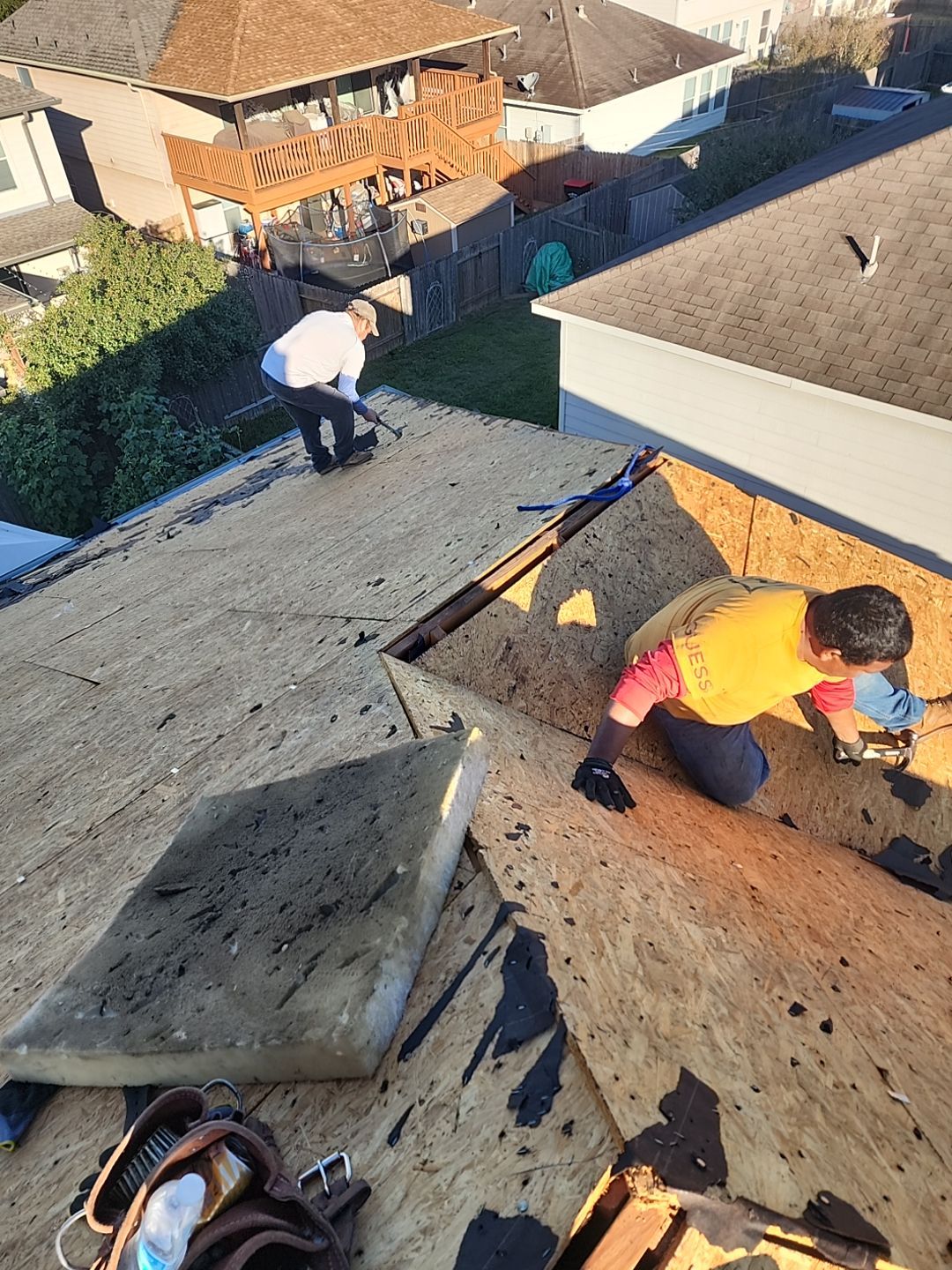 Residential Roofing Installation using Owen's Corning Duration (Lifetime) Shingles by Roof Repair Company