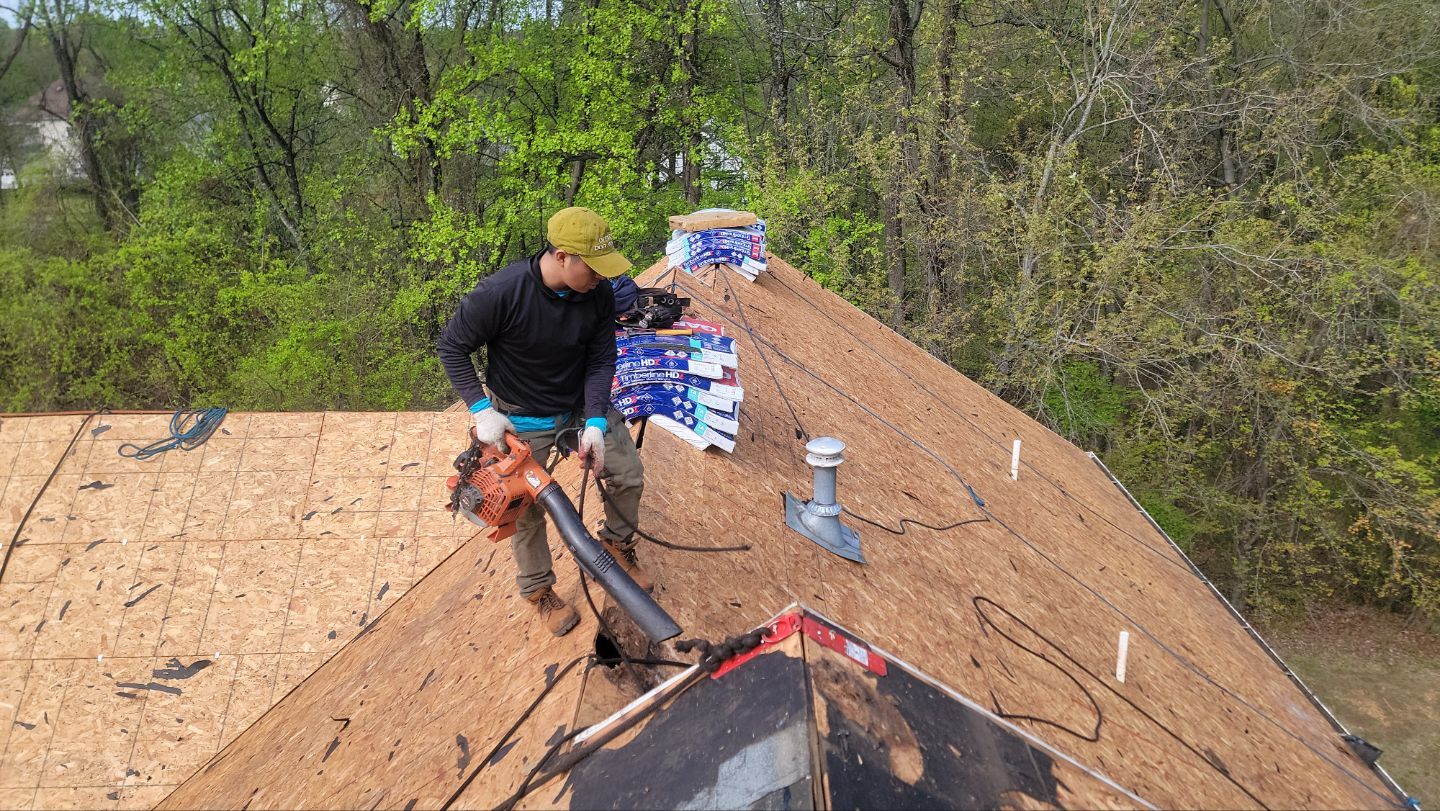 Roof Installation using GAF Timberline HDZ by ExteriorPros