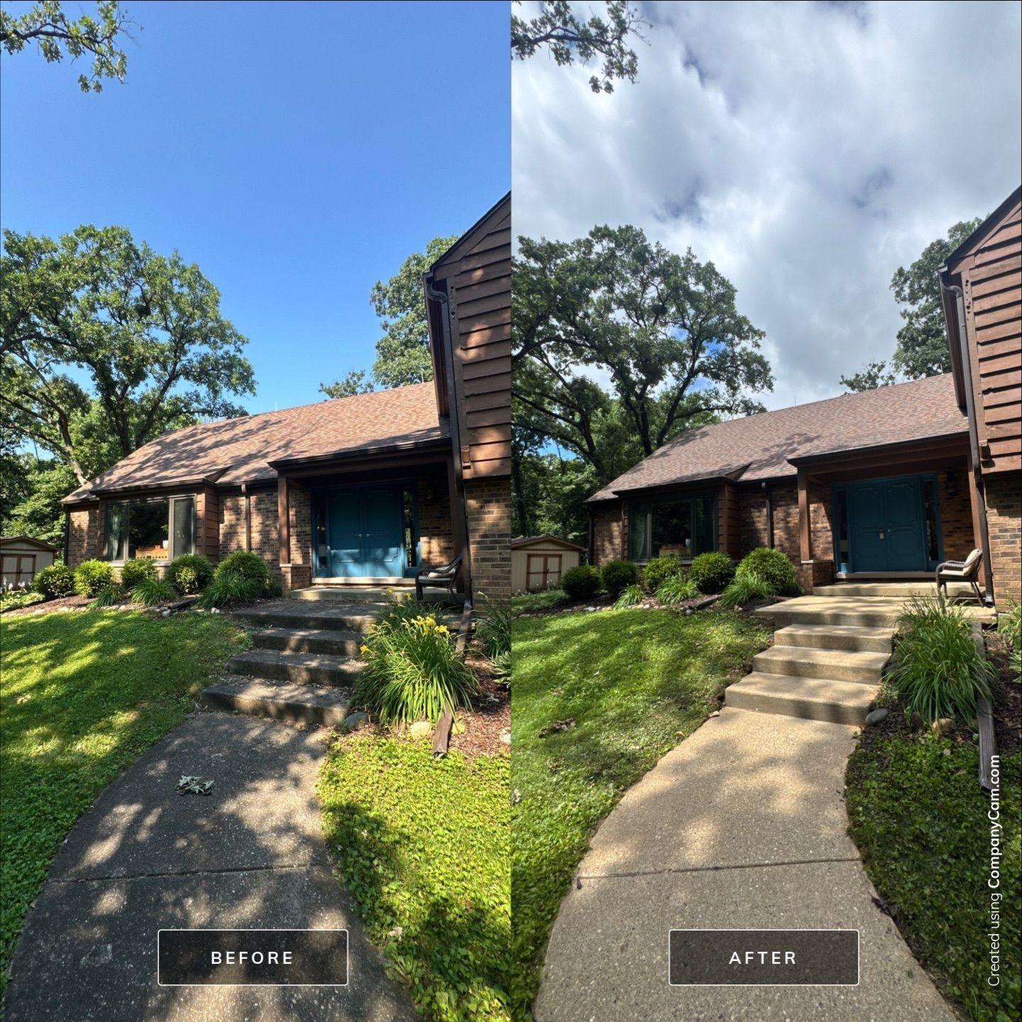 Project in Woodstock by Simmons Power & Soft Washing