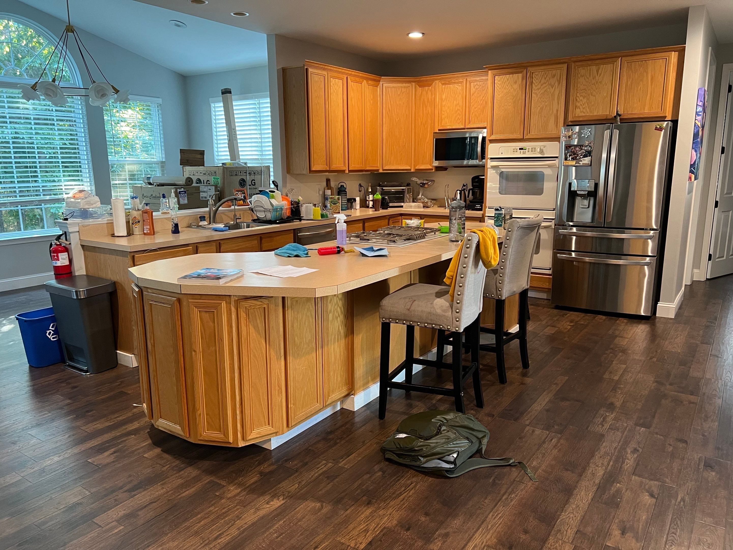 Kitchen Cabinet Painting by GLSpainters