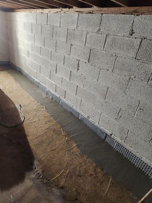 Interior French Drain in Pine Brook NJ
