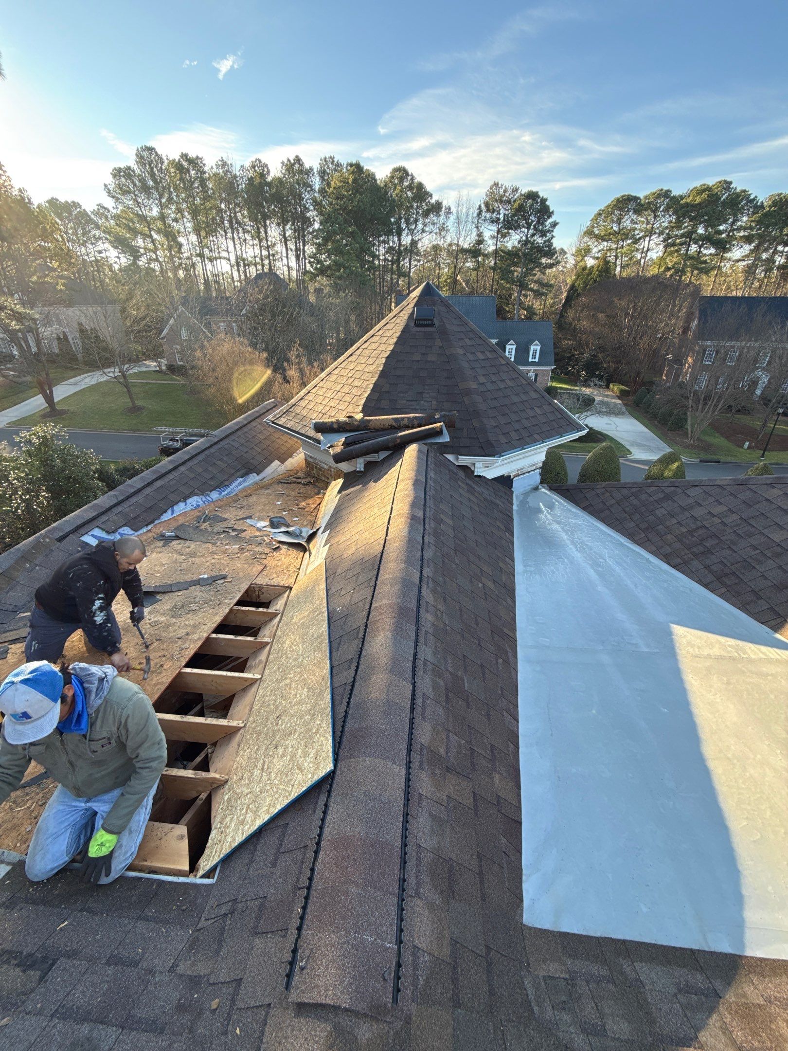 Project in Raleigh - TPO roof replacements  by Pro Performance Roofing