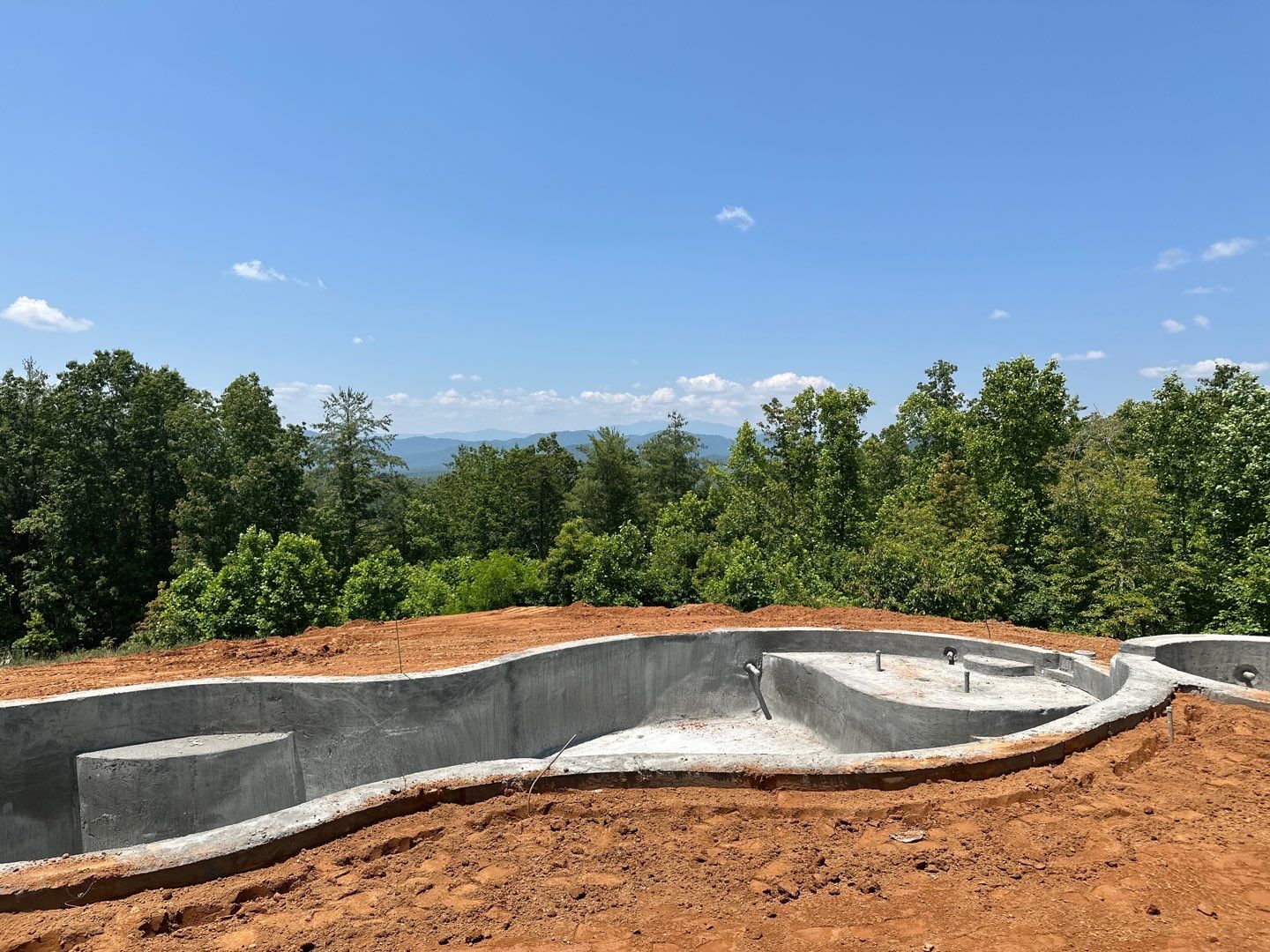 Pool Area Hardscape  by Growing Edge Landscape & Design, Inc.
