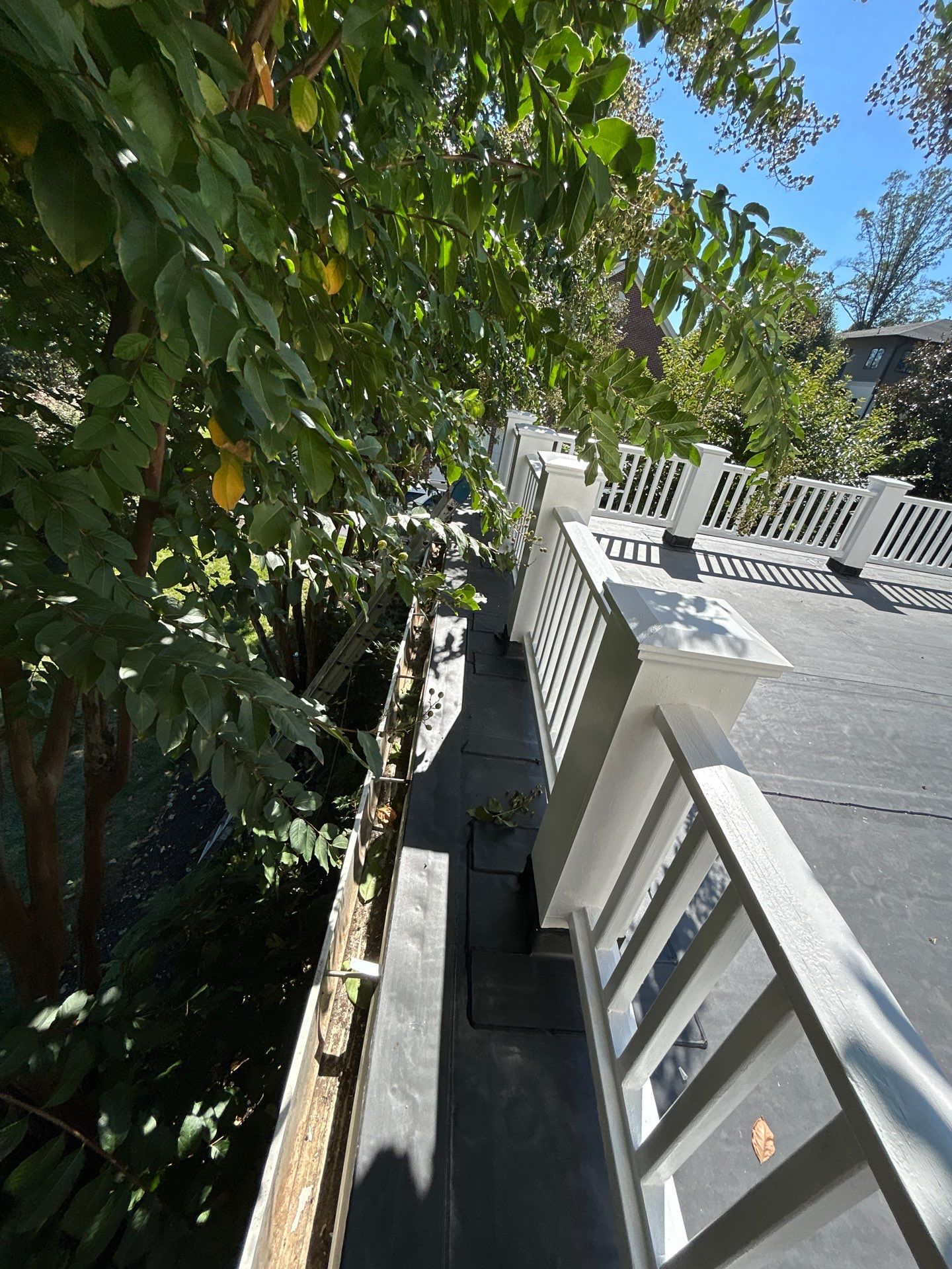 McLean - Residential Flat Roof Replacement with Carlisle Syntec EPDM by RM Banning, Inc.